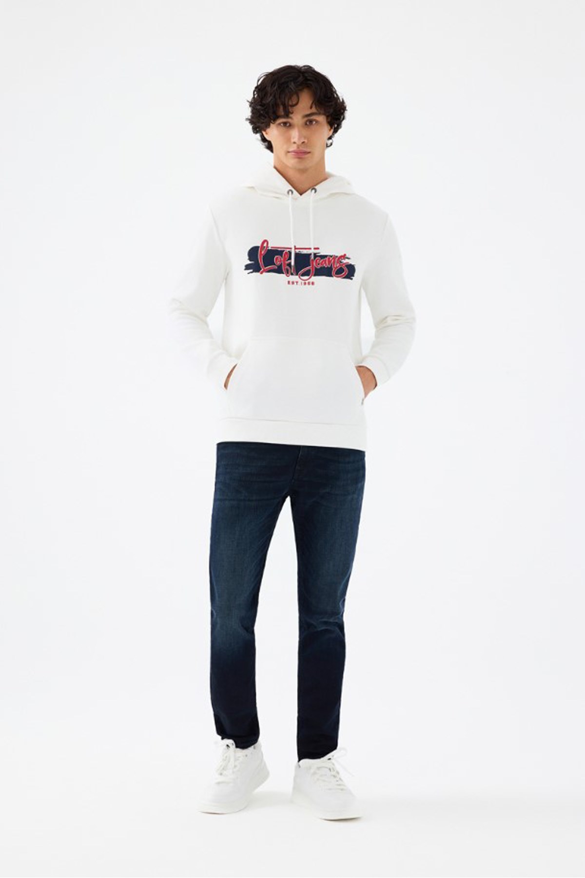 Loft Erkek Sweatshirt LF2041912 Beyaz