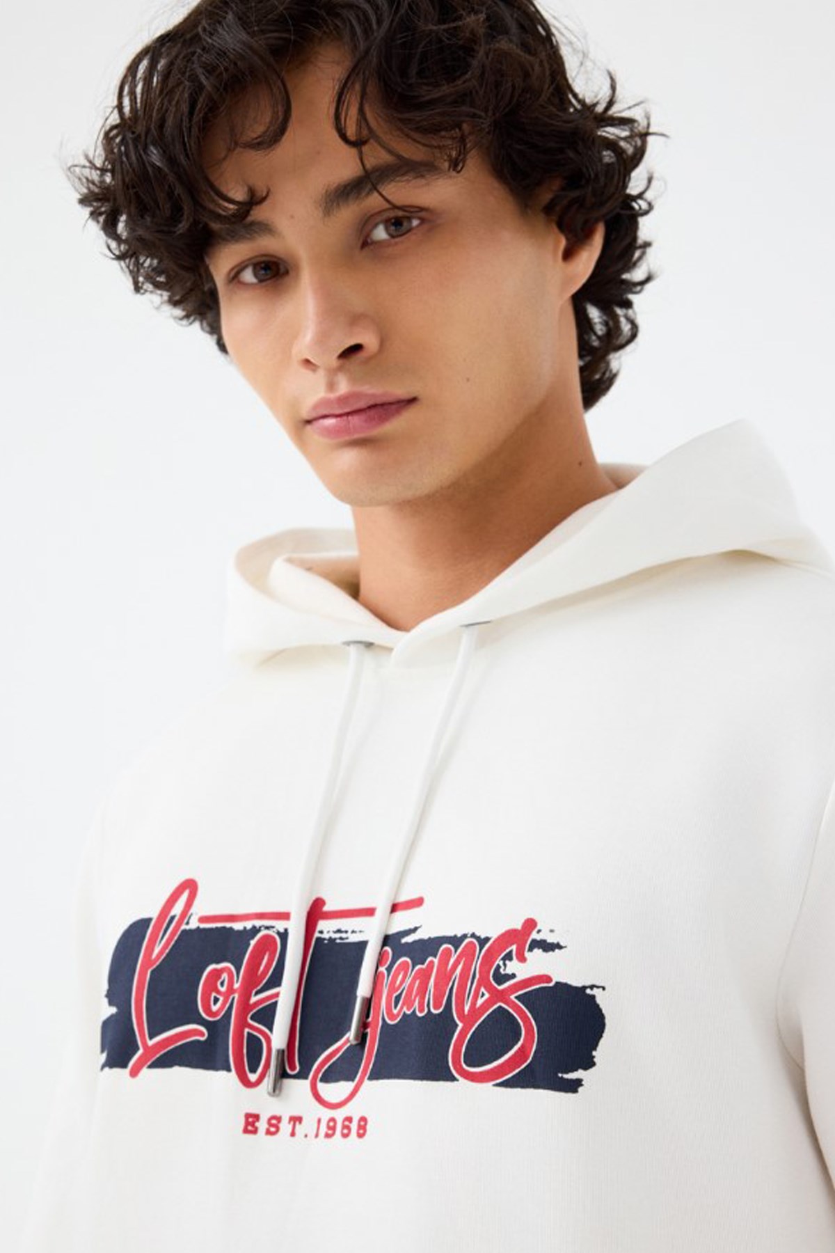 Loft Erkek Sweatshirt LF2041912 Beyaz