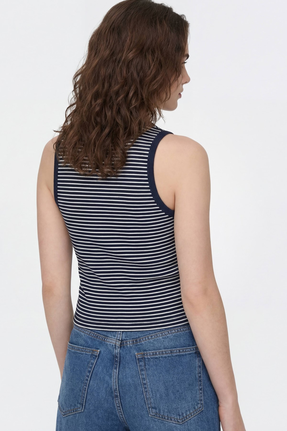 Loft Kadın Crop Top LF2042130 Lacivert