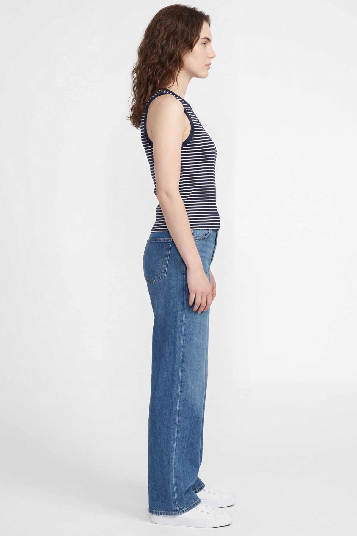 Loft Kadın Crop Top LF2042130 Lacivert