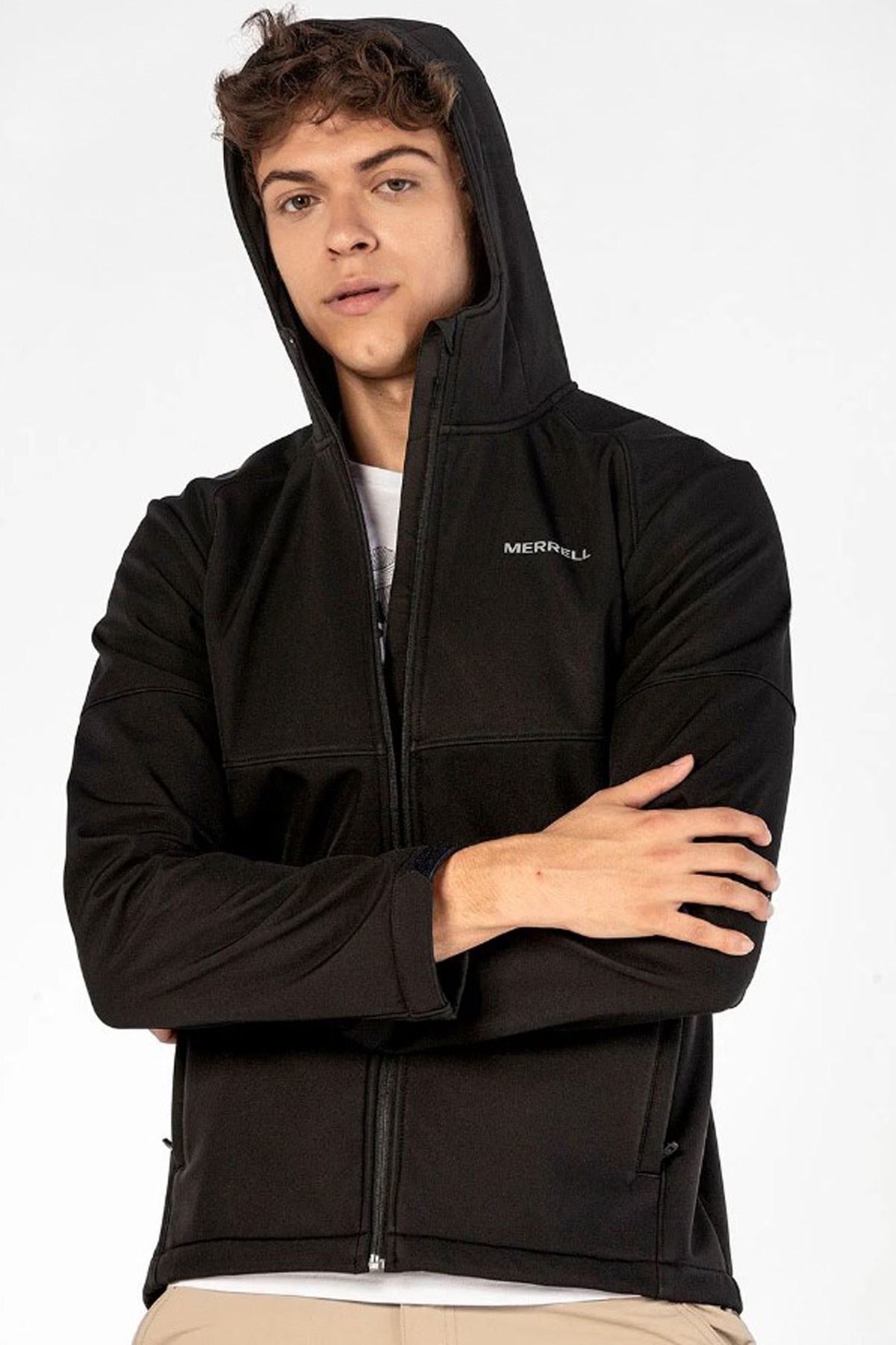 Merrell Flash Erkek Softshell Mont M23FLASH Siyah