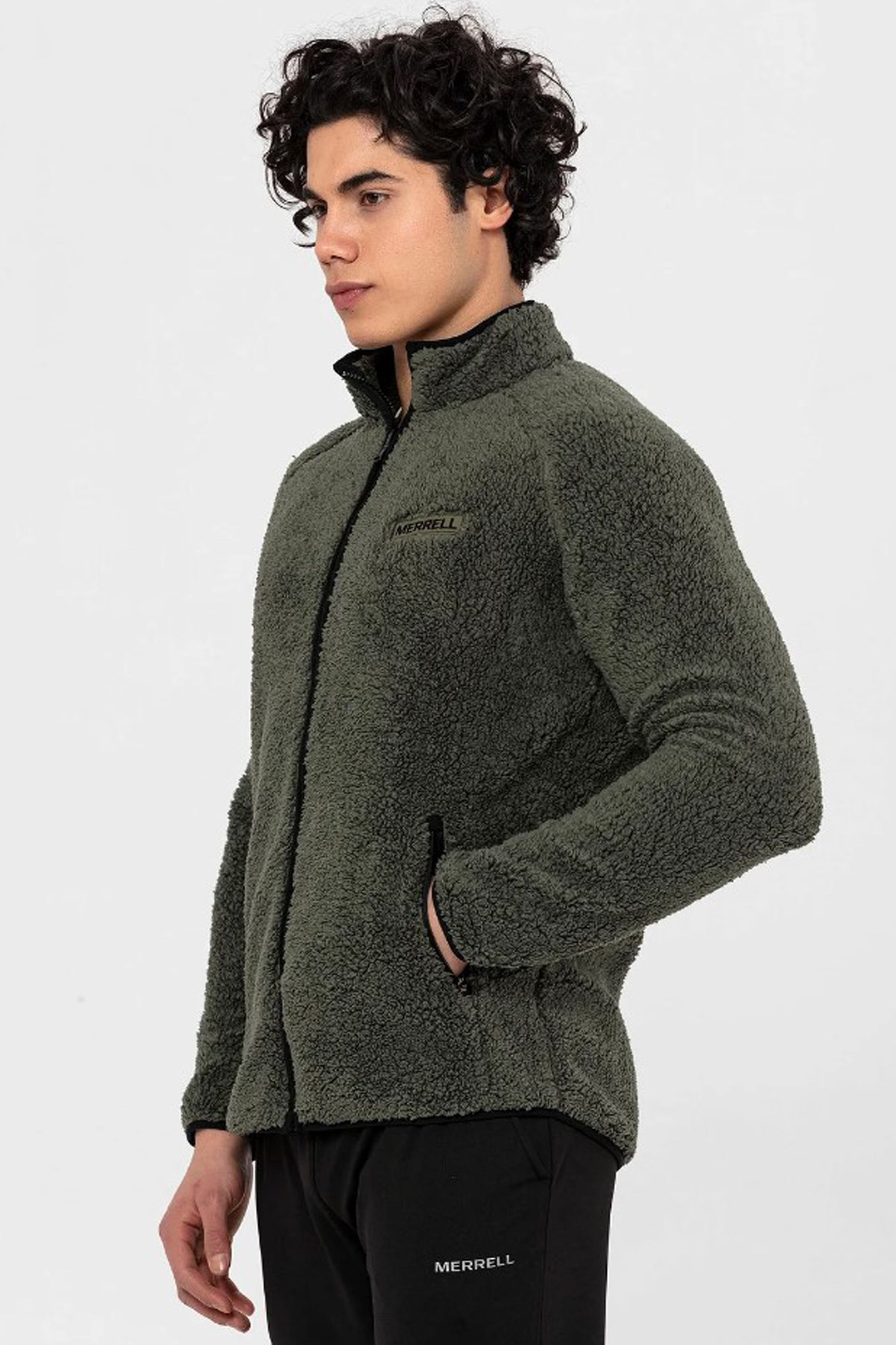 Merrell Jason Erkek Polar Sweatshirt M23JASON Haki
