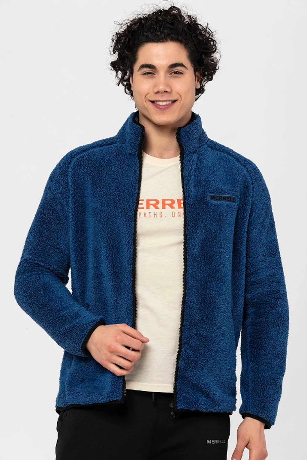 Merrell Jason Erkek Polar Sweatshirt M23JASON Mavi