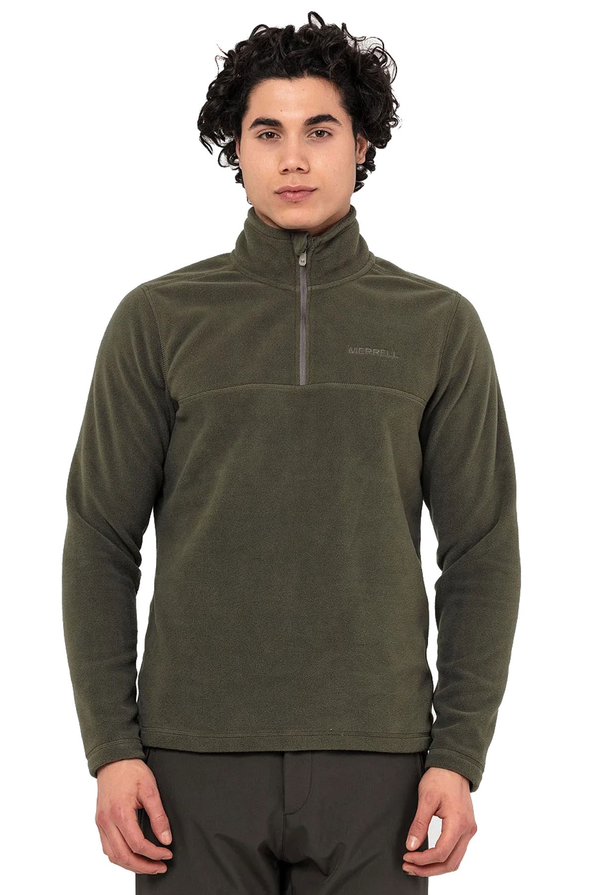 Merrell Place Erkek Polar Sweatshirt M23PLACE Haki