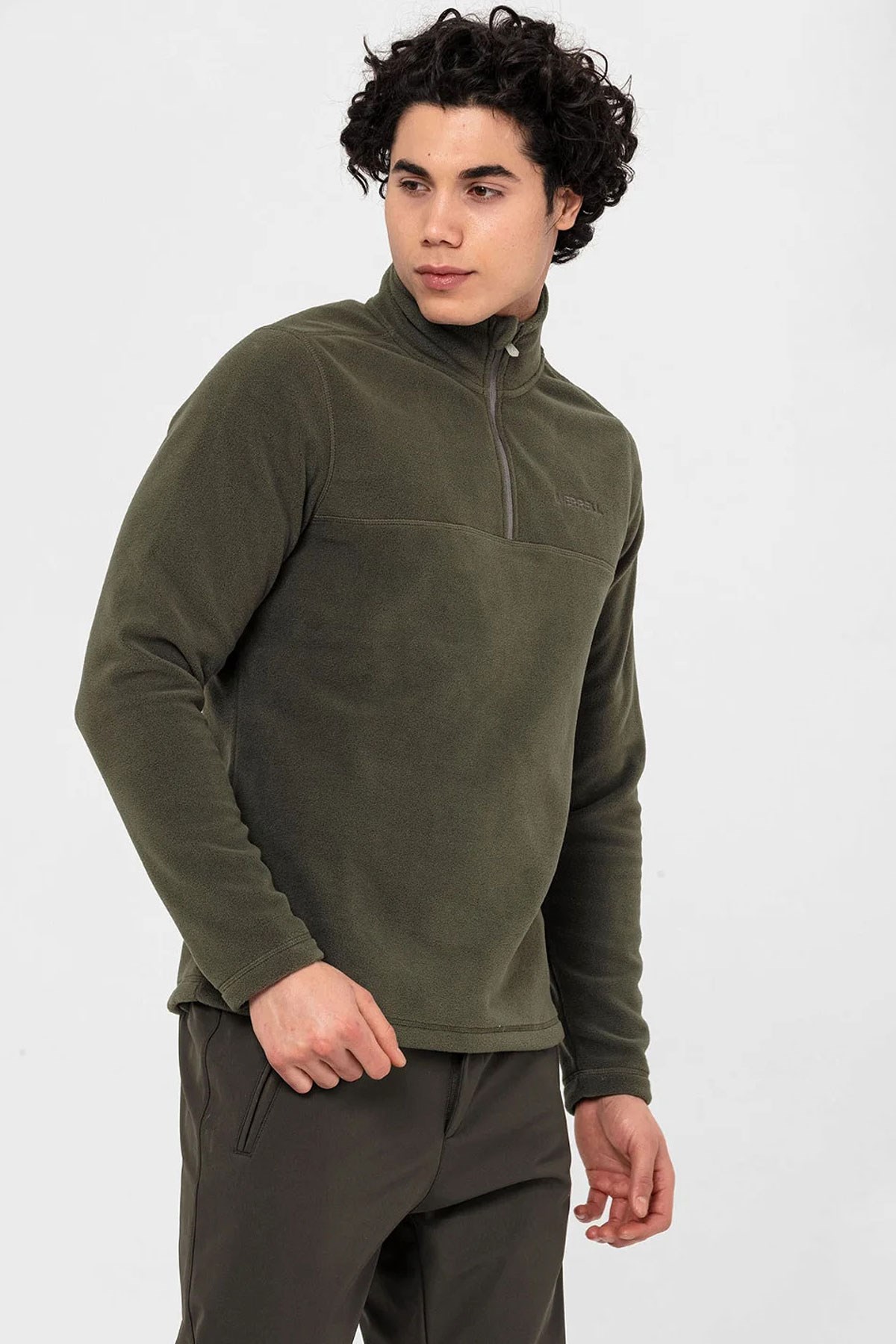 Merrell Place Erkek Polar Sweatshirt M23PLACE Haki