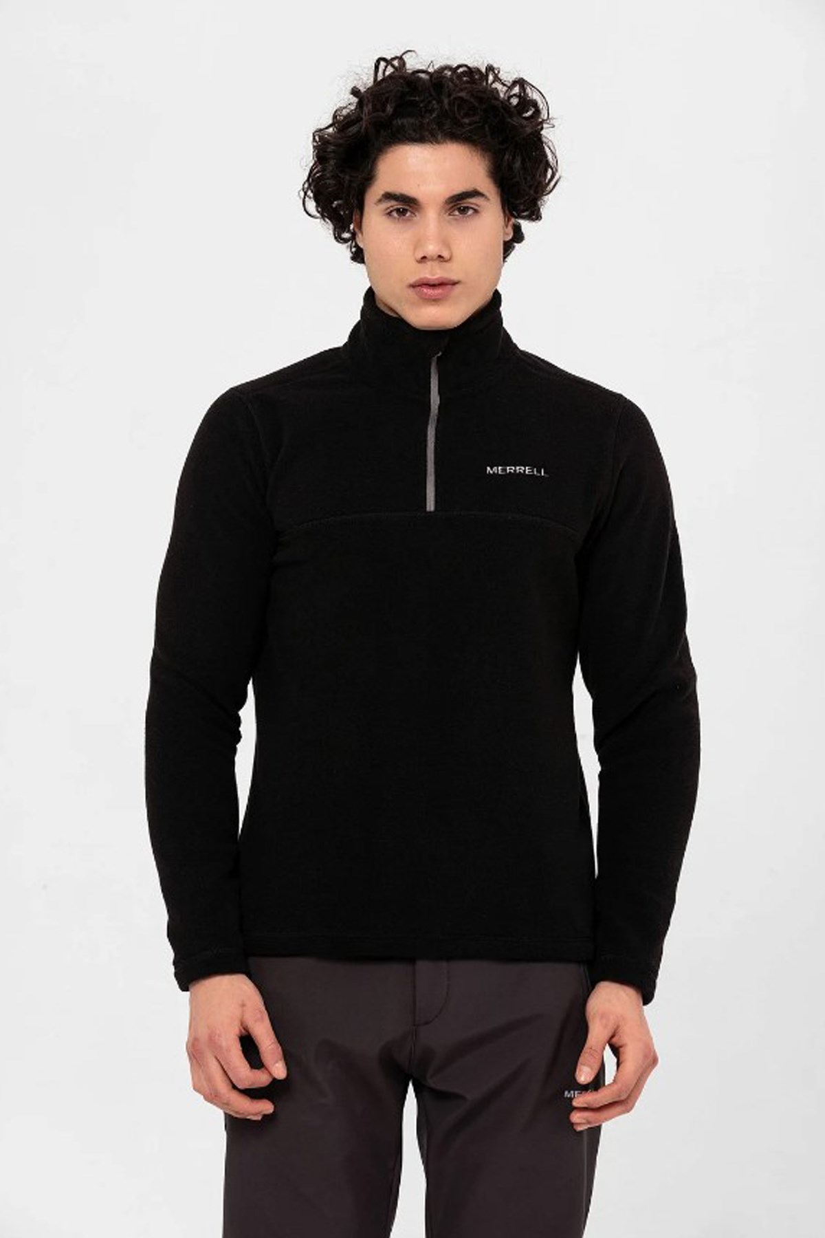 Merrell Place Erkek Polar Sweatshirt M23PLACE Siyah