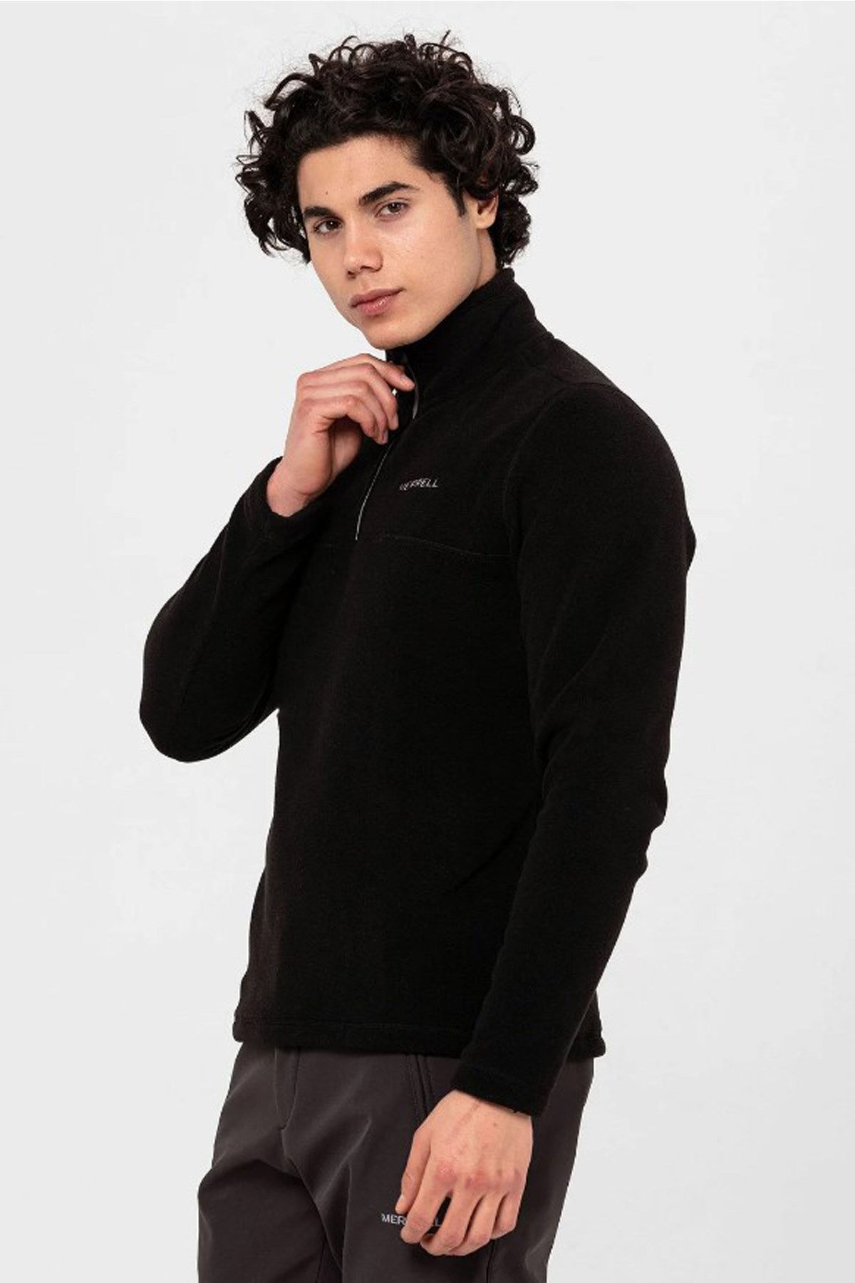 Merrell Place Erkek Polar Sweatshirt M23PLACE Siyah