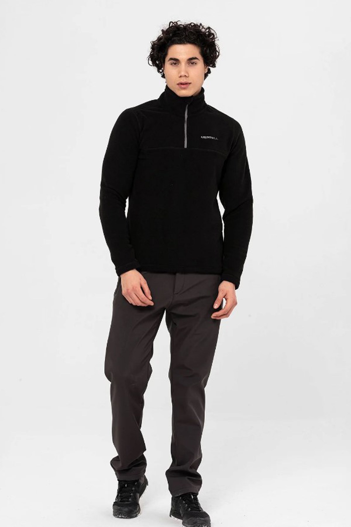 Merrell Place Erkek Polar Sweatshirt M23PLACE Siyah