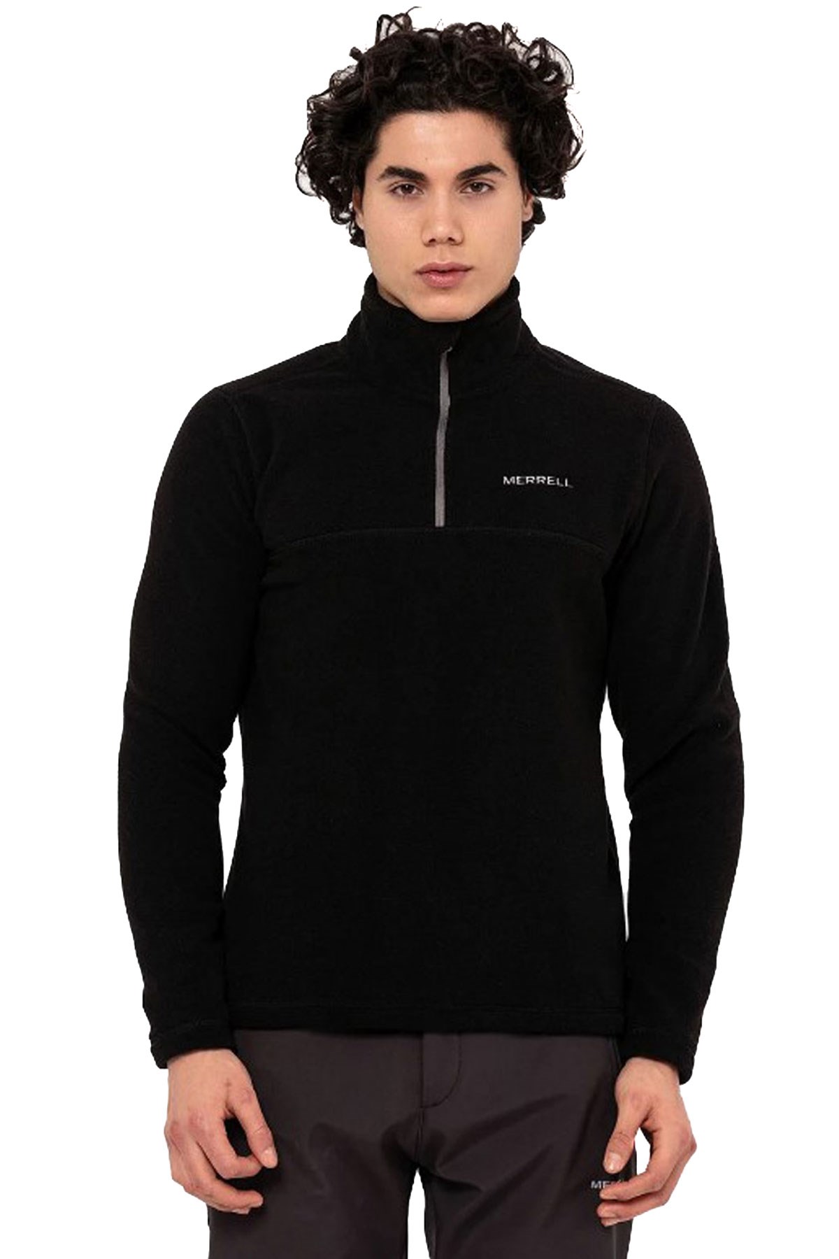 Merrell Place Erkek Polar Sweatshirt M23PLACE Siyah