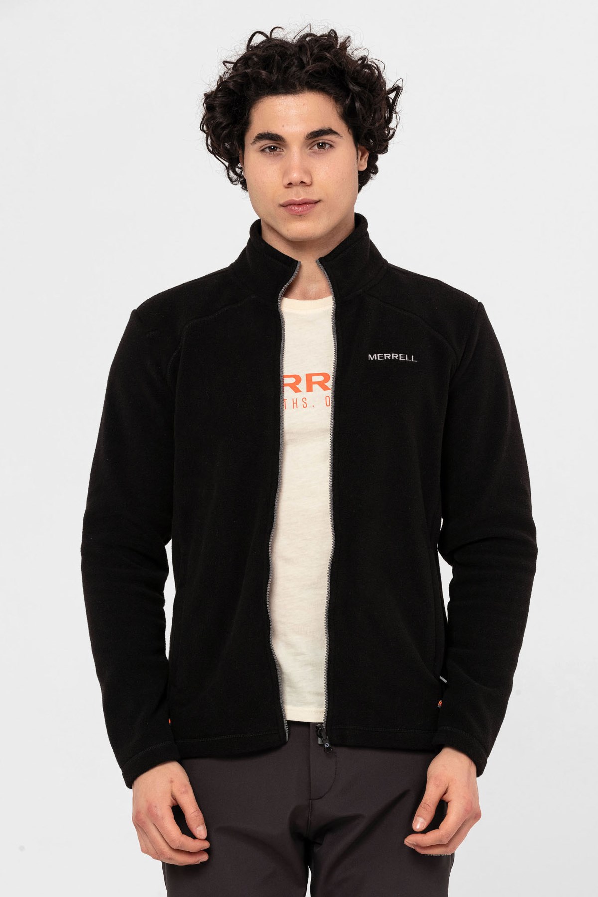 Merrell Plus Erkek Polar Sweatshirt M23PLUS Siyah