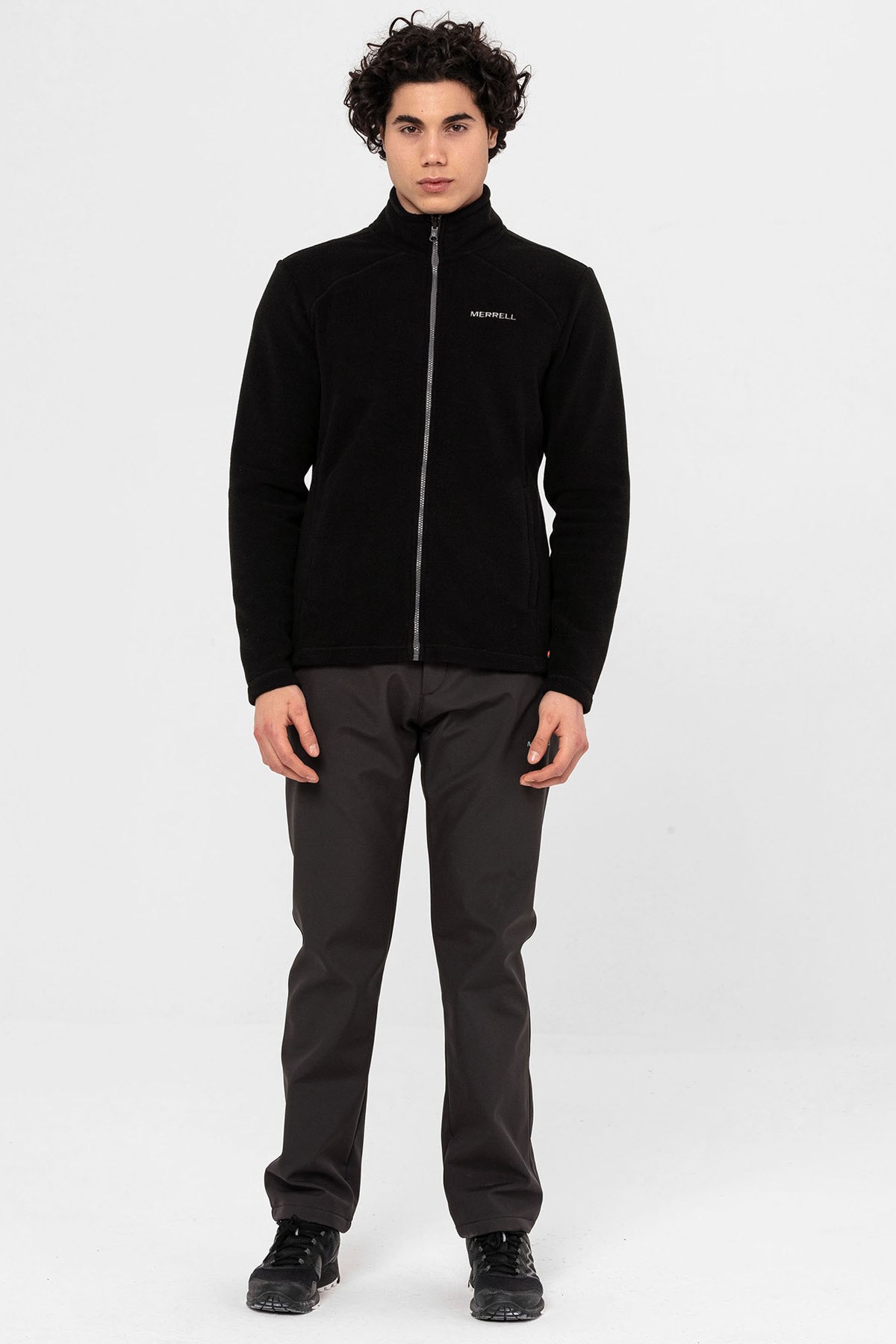 Merrell Plus Erkek Polar Sweatshirt M23PLUS Siyah