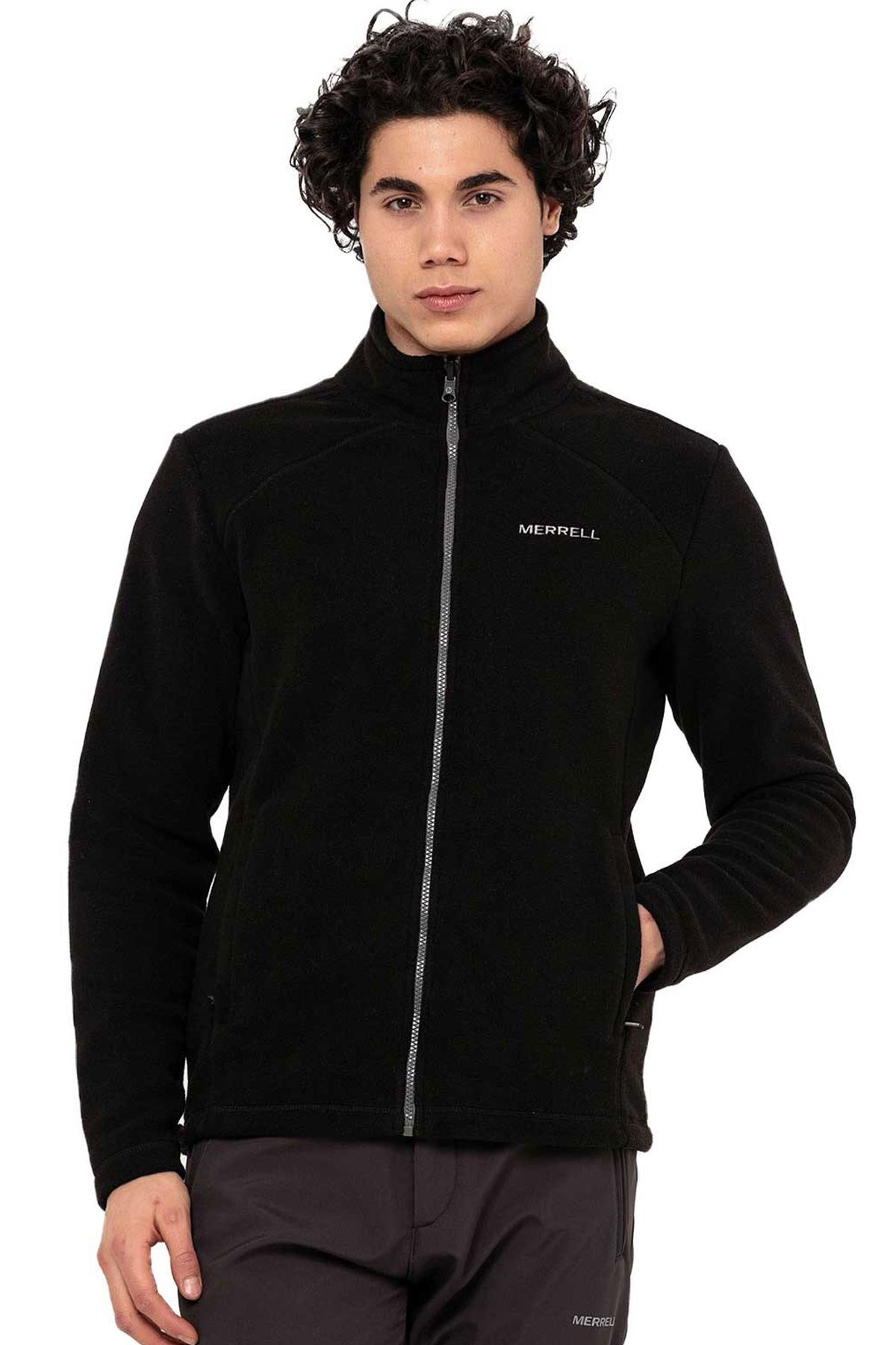 Merrell Plus Erkek Polar Sweatshirt M23PLUS Siyah