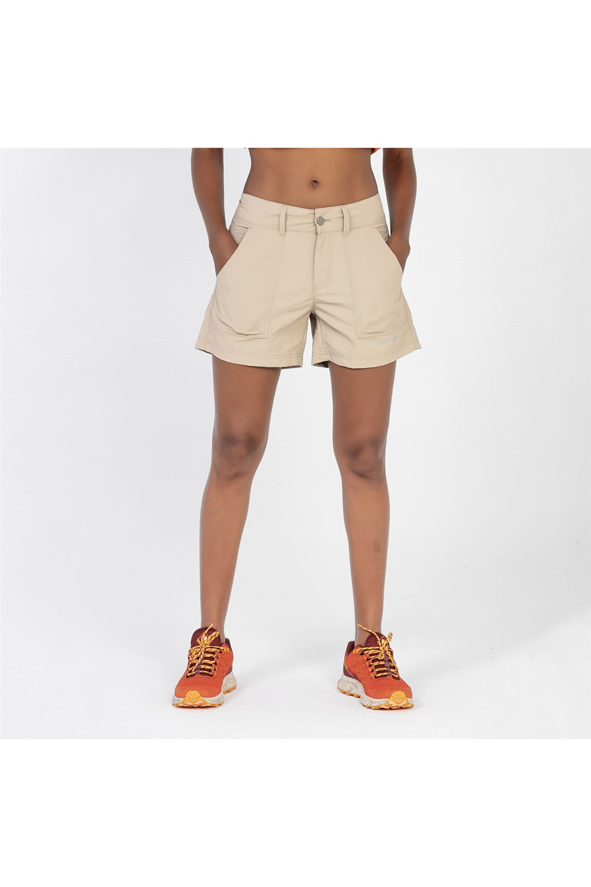 Merrell Rale Kadın Koşu Şortu M2CHECK Kahverengi