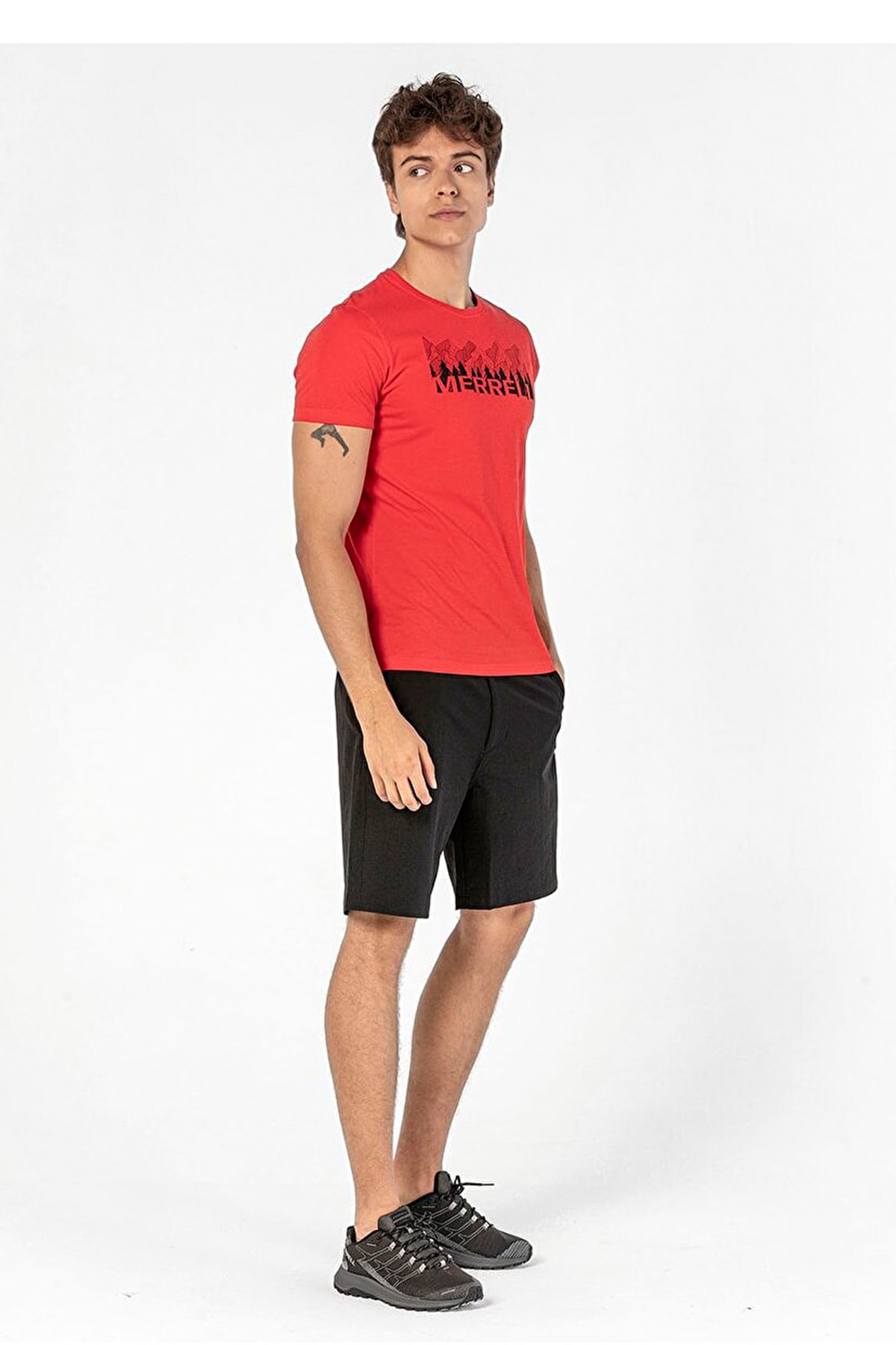 Merrell Tall M Erkek Tişört M2TALL Kırmızı