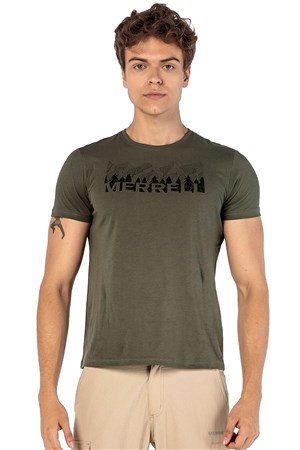 Merrell Tall M Erkek Tişört M2TALL Haki