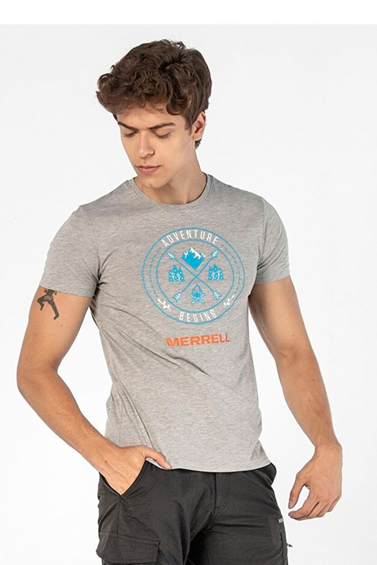 Merrell Term Erkek Tişört M2TERM Gri