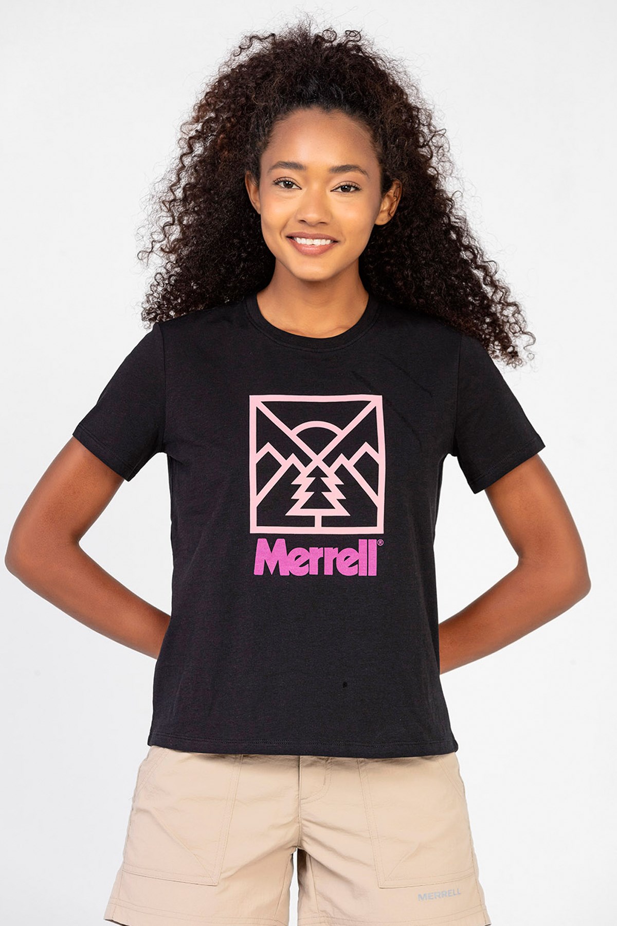 Merrell Trip Kadın Tişört M2TRIP Siyah