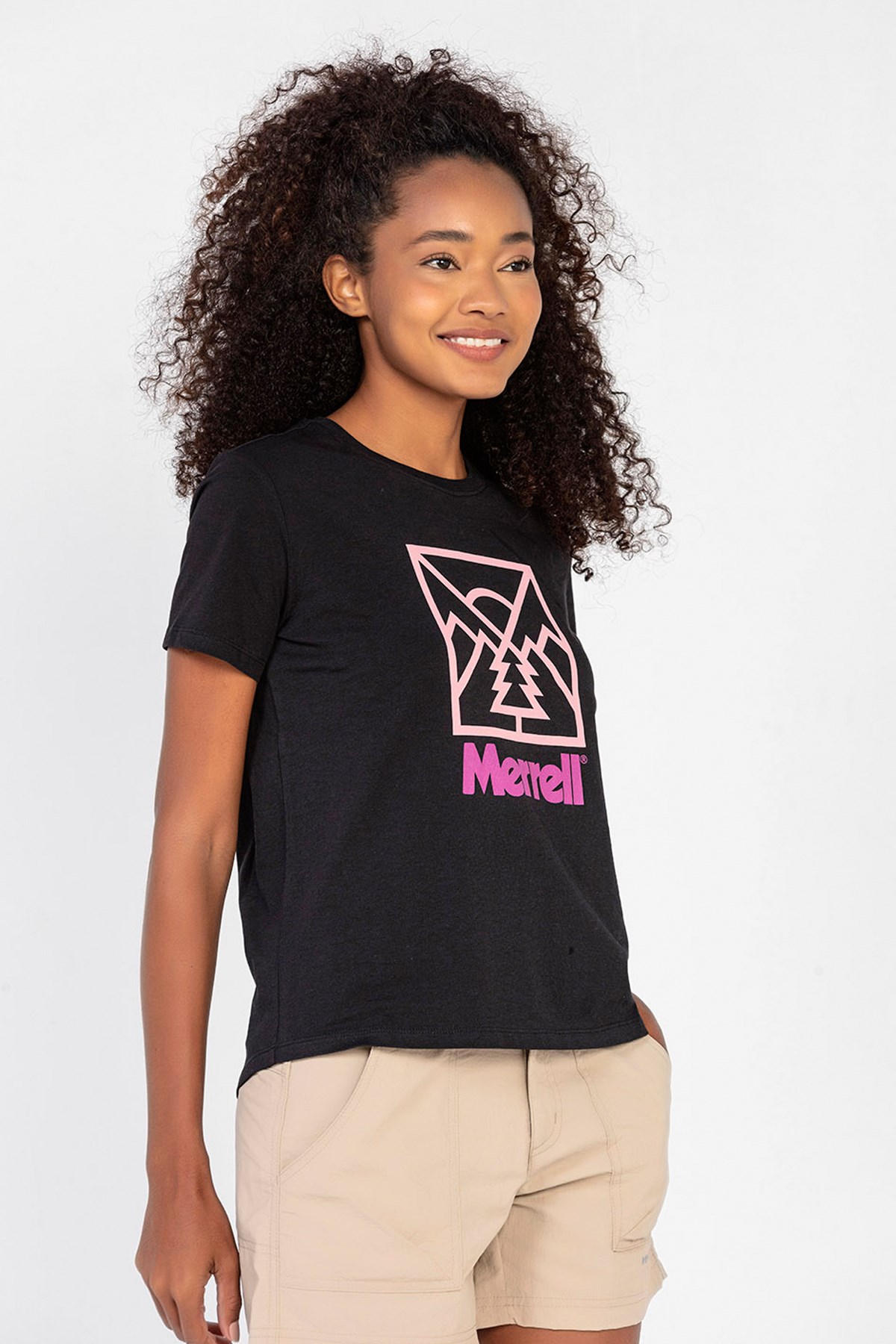 Merrell Trip Kadın Tişört M2TRIP Siyah