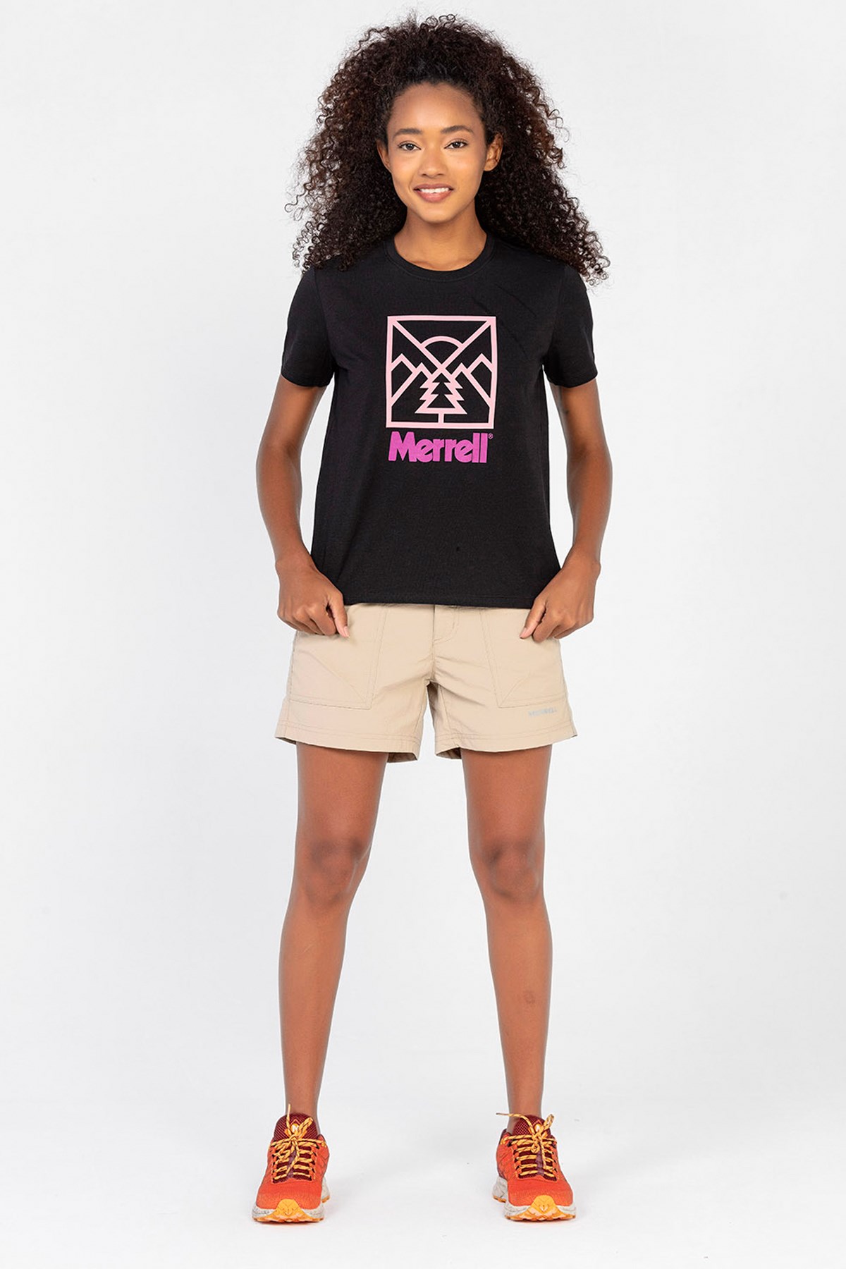 Merrell Trip Kadın Tişört M2TRIP Siyah