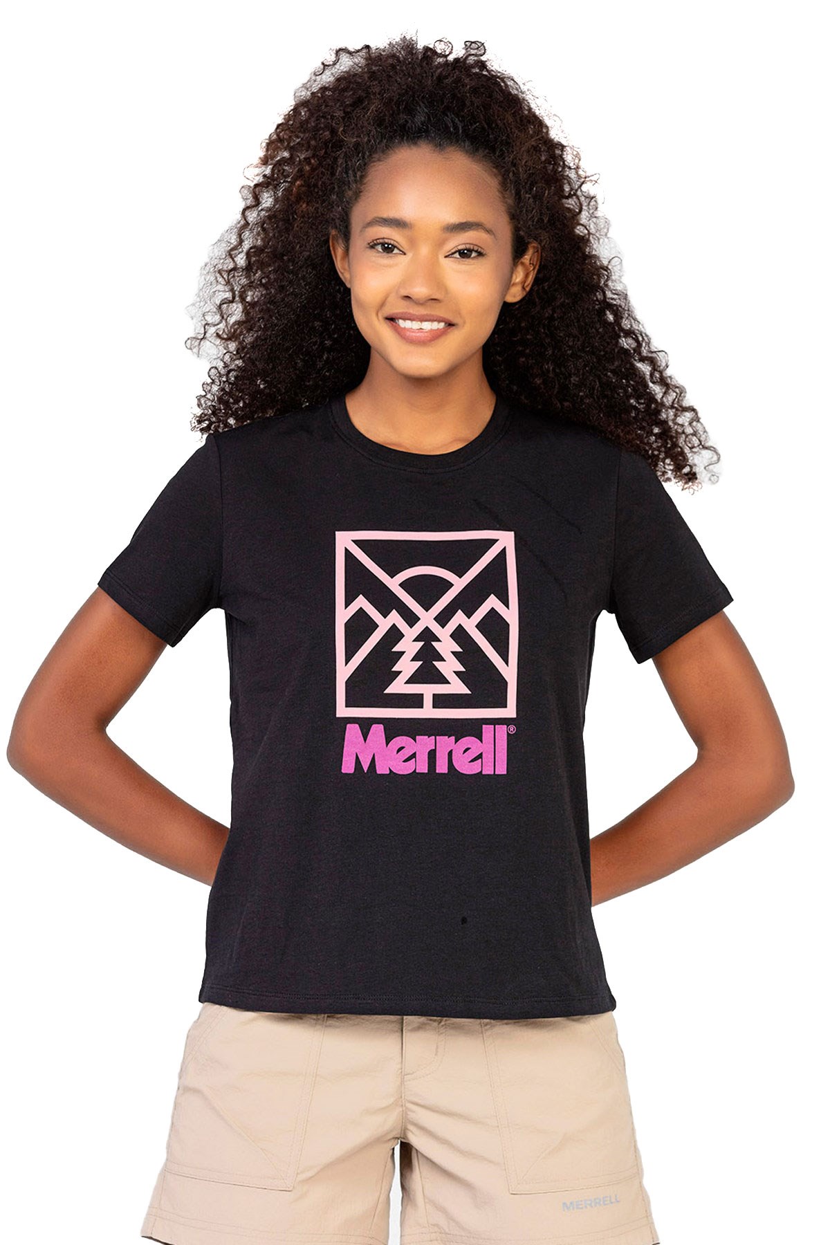 Merrell Trip Kadın Tişört M2TRIP Siyah