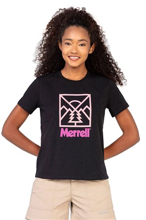 Merrell Trip Kadın Tişört M2TRIP Siyah