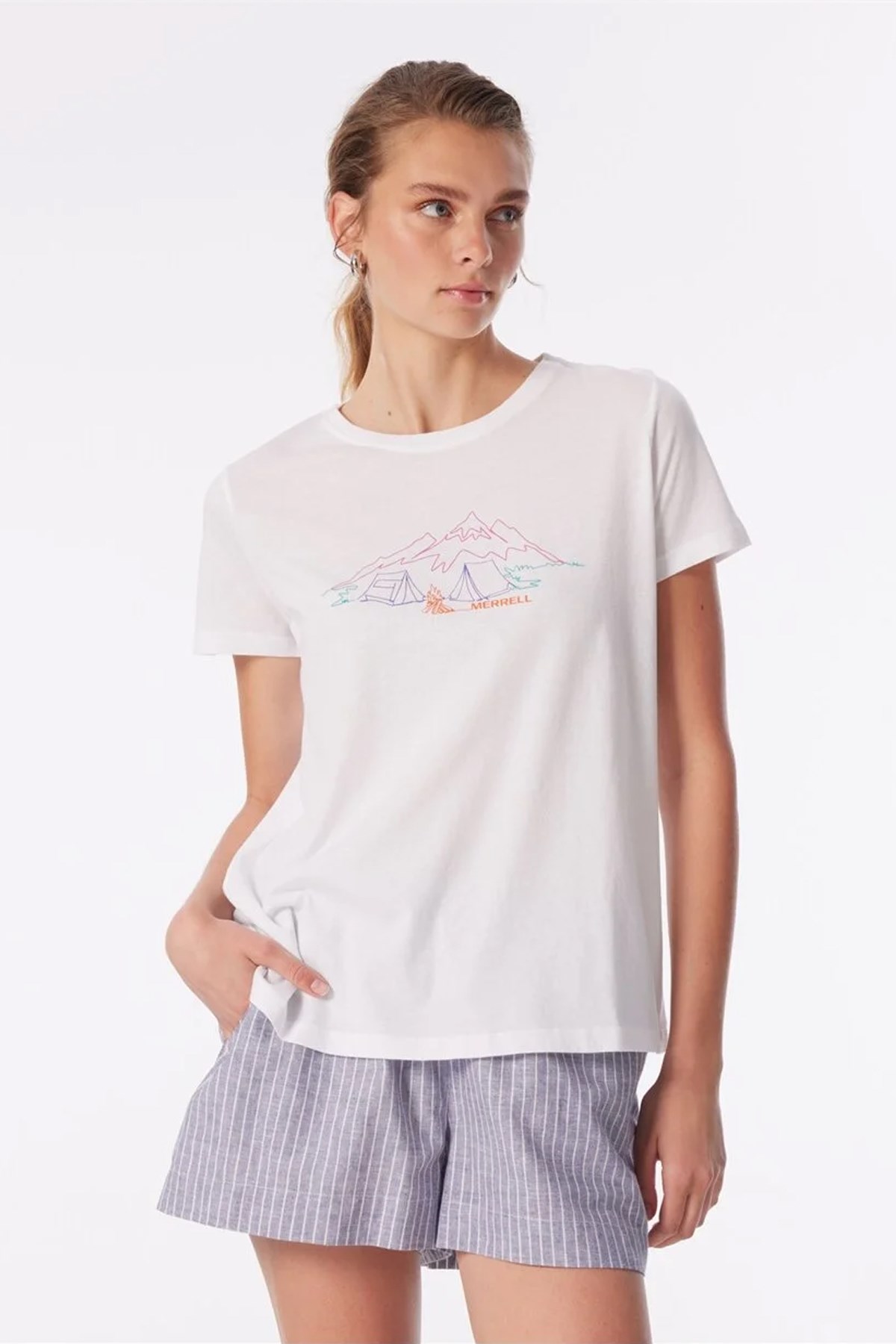 Merrell Tali W Kadın Tişört M4TALIW Beyaz