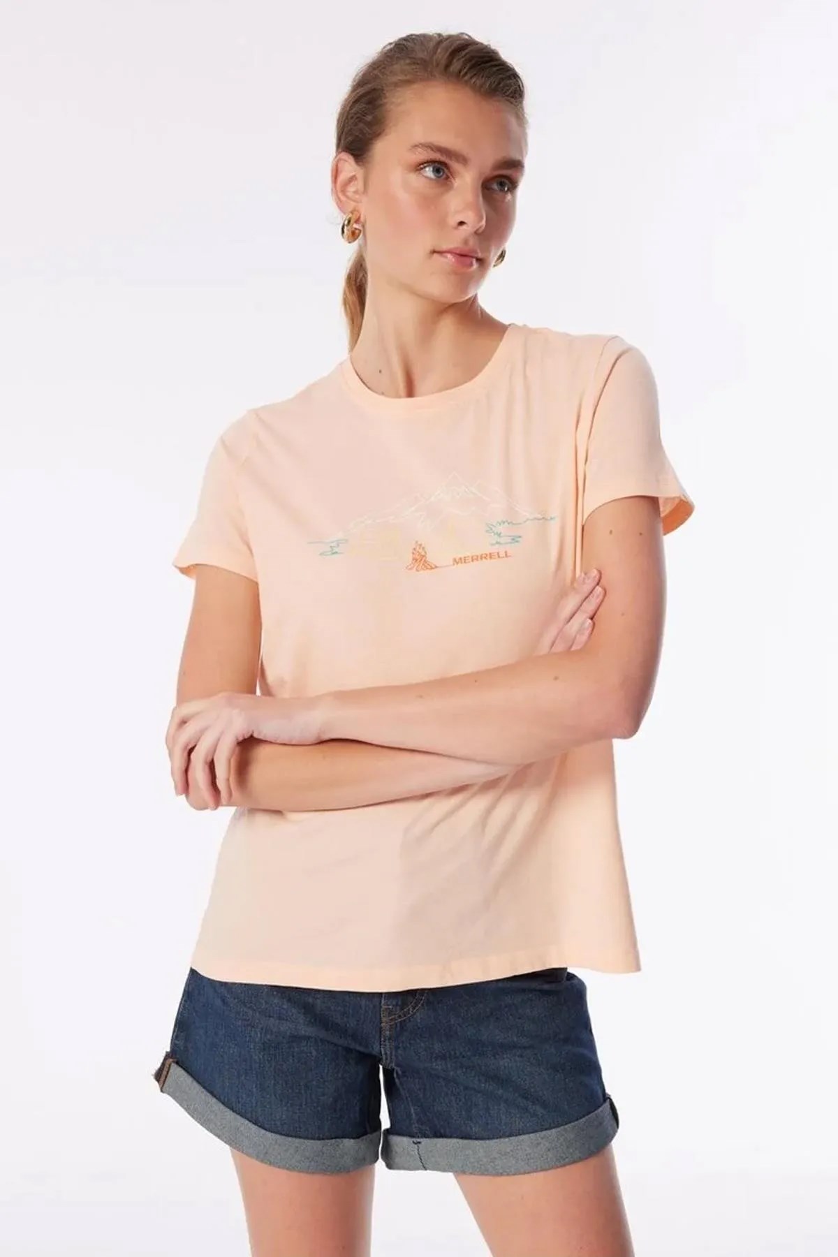 Merrell Tali W Kadın Tişört M4TALIW Pembe