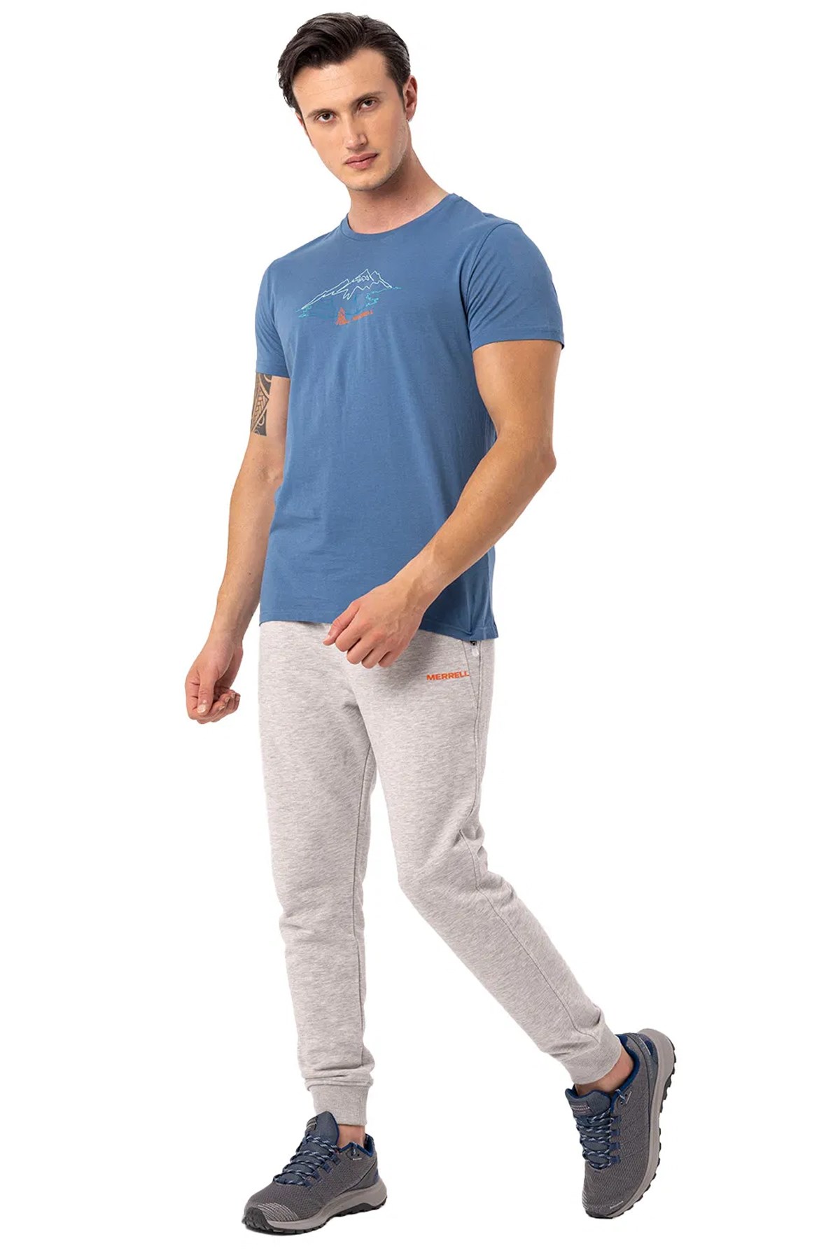 Merrell Tamp M Erkek Tişört M4TAMPM Mavi