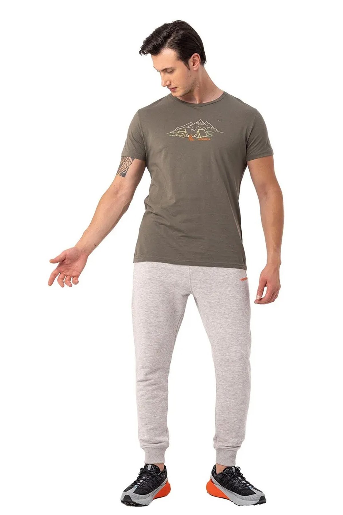 Merrell Tamp M Erkek Tişört M4TAMPM Yeşil