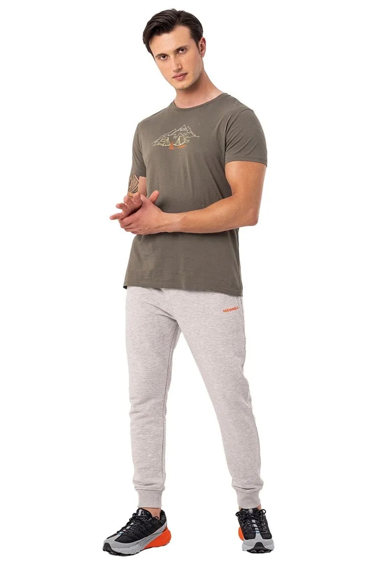 Merrell Tamp M Erkek Tişört M4TAMPM Yeşil