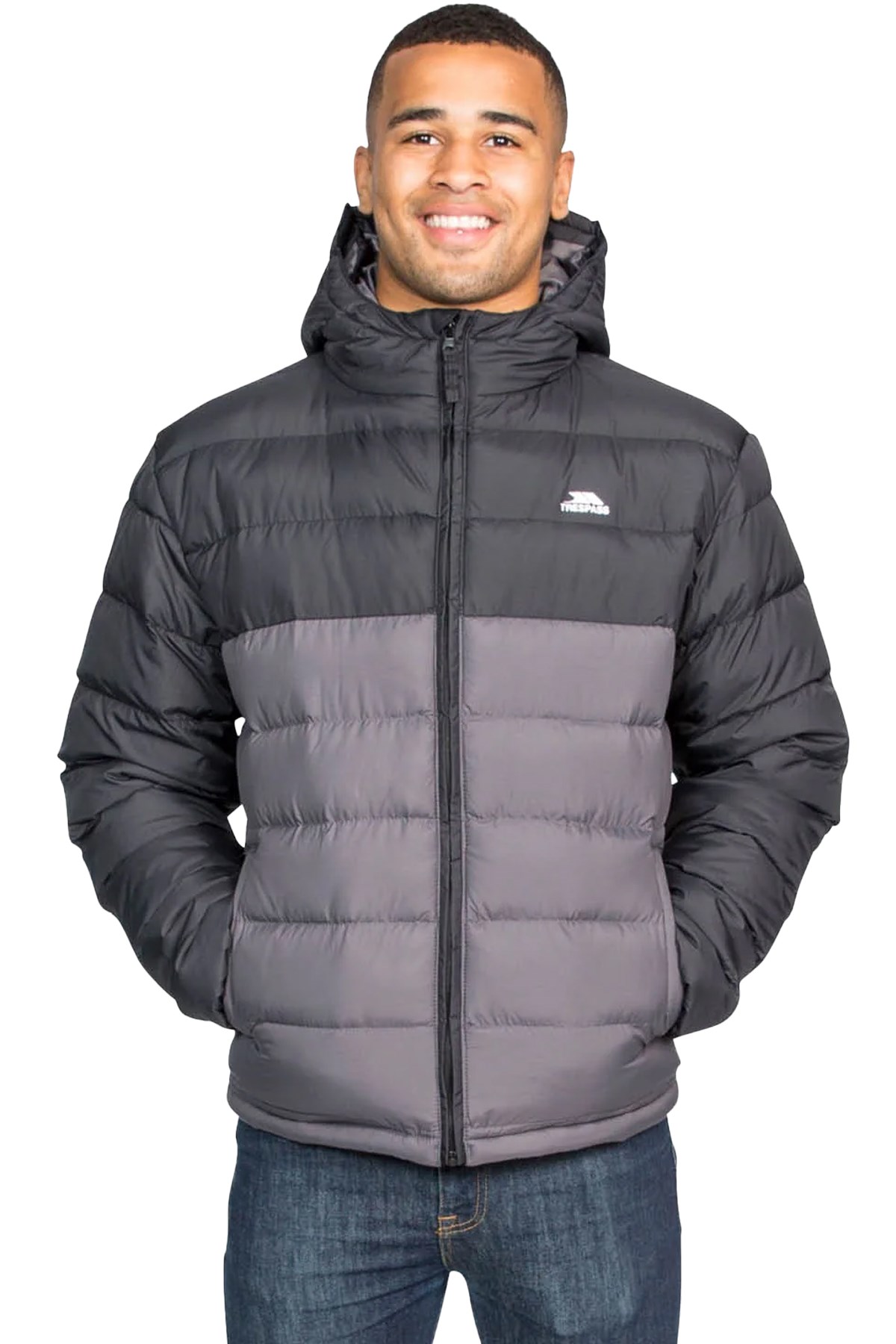 Trespass Oskar Padded Erkek Outdoor Mont MAJKCAN20007-001 Siyah
