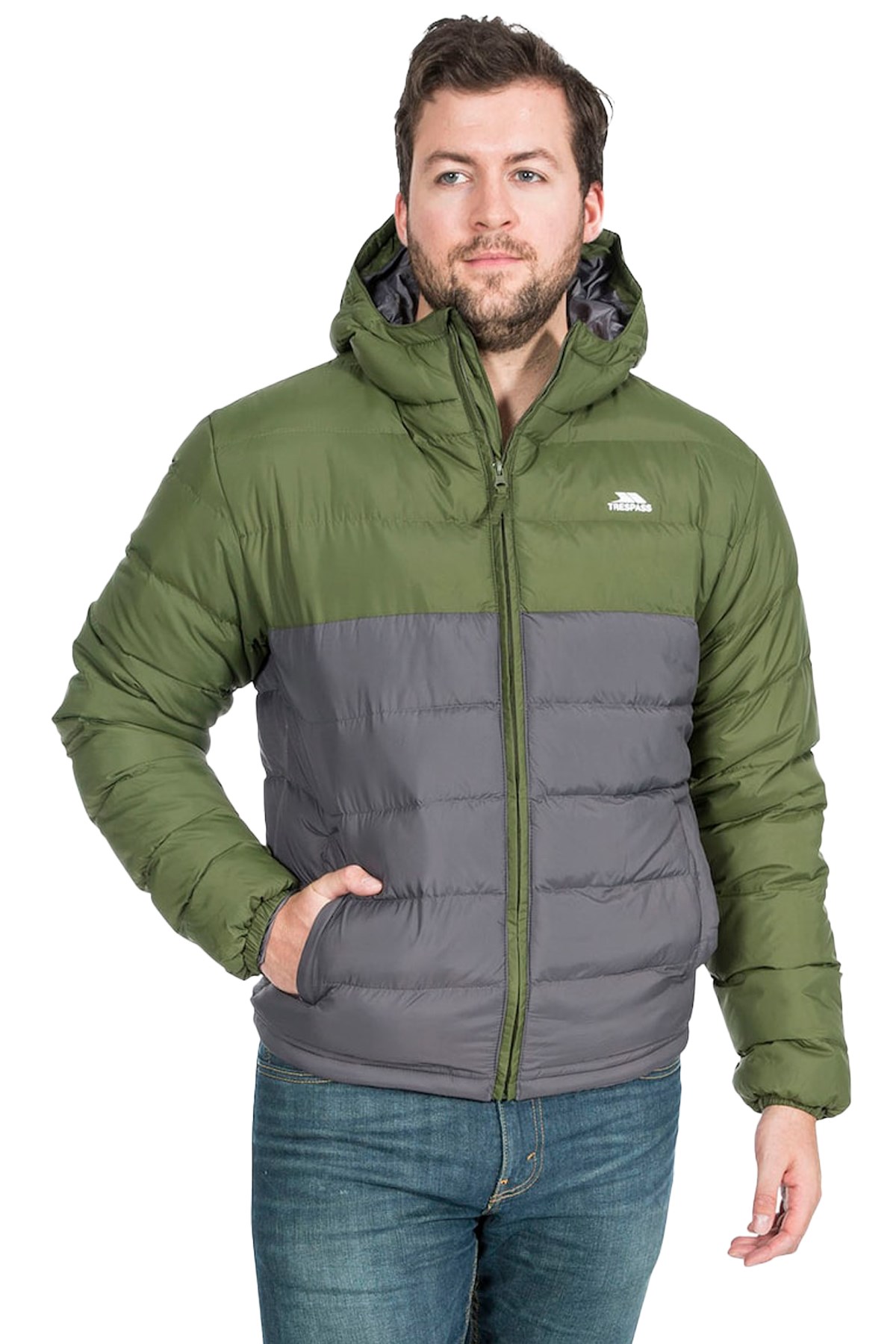 Trespass Oskar Padded Erkek Outdoor Mont MAJKCAN20007-5204 Yeşil