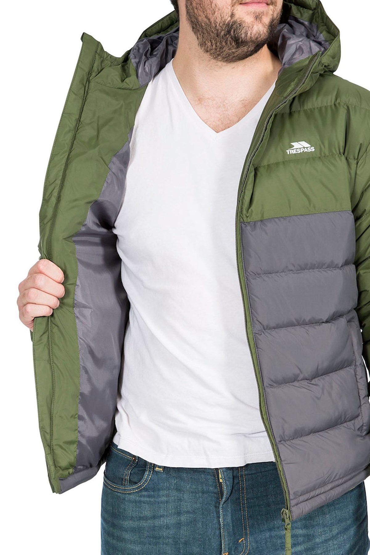 Trespass Oskar Padded Erkek Outdoor Mont MAJKCAN20007-5204 Yeşil