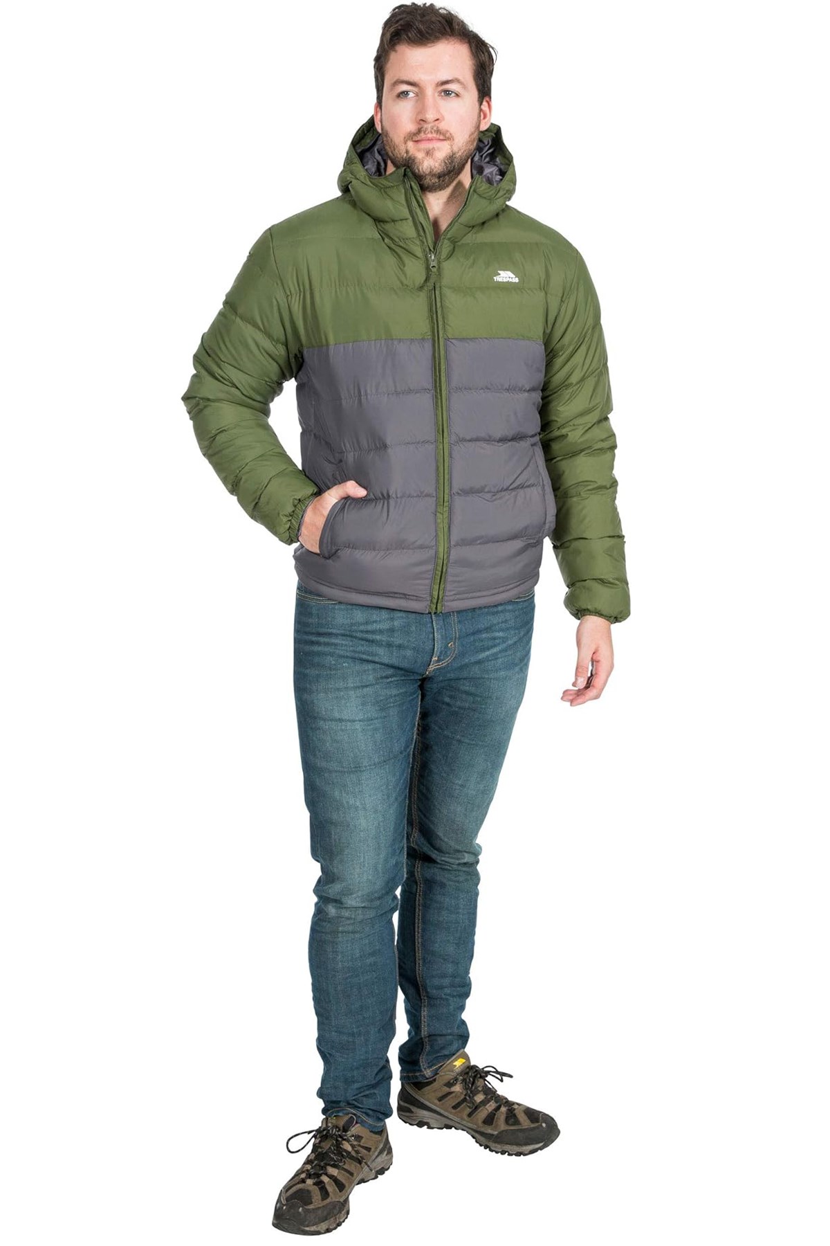 Trespass Oskar Padded Erkek Outdoor Mont MAJKCAN20007-5204 Yeşil