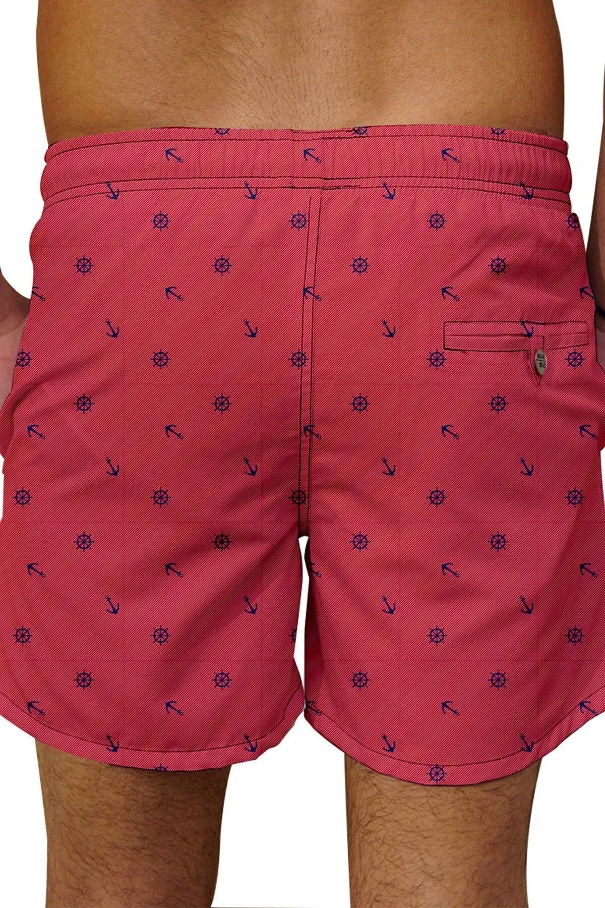 Miami Beach Erkek Deniz Şortu  MB13-140 Kırmızı