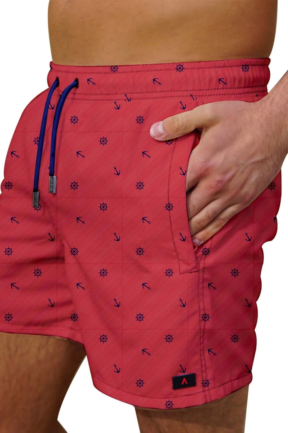 Miami Beach Erkek Deniz Şortu  MB13-140 Kırmızı