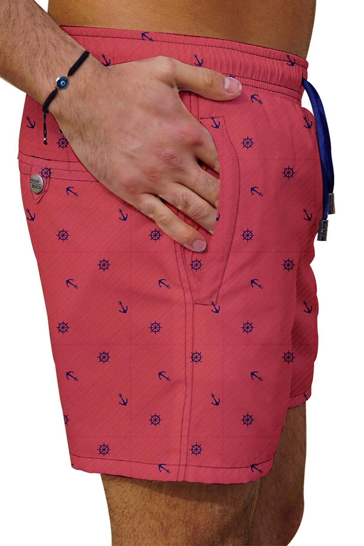 Miami Beach Erkek Deniz Şortu  MB13-140 Kırmızı