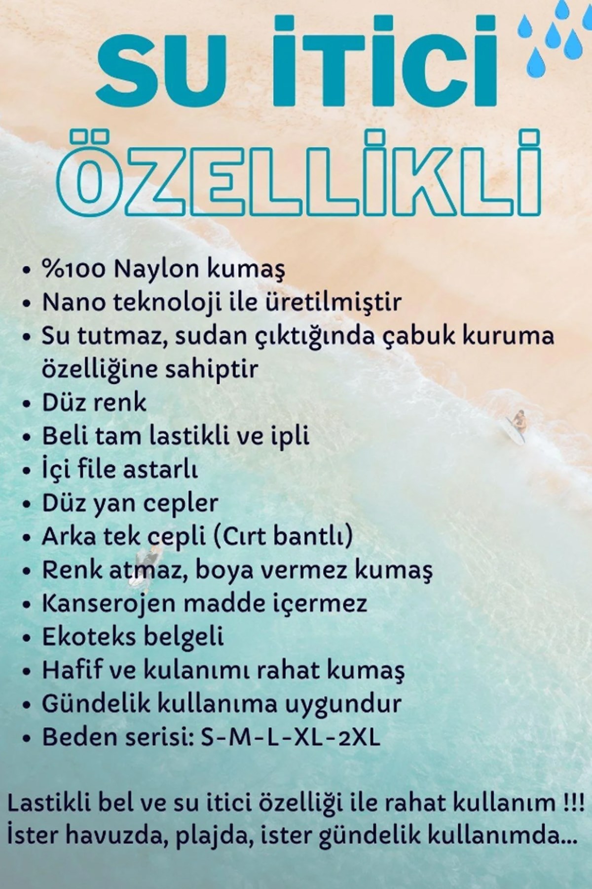 Miami Beach Erkek Deniz Şortu MB13-540 Mint
