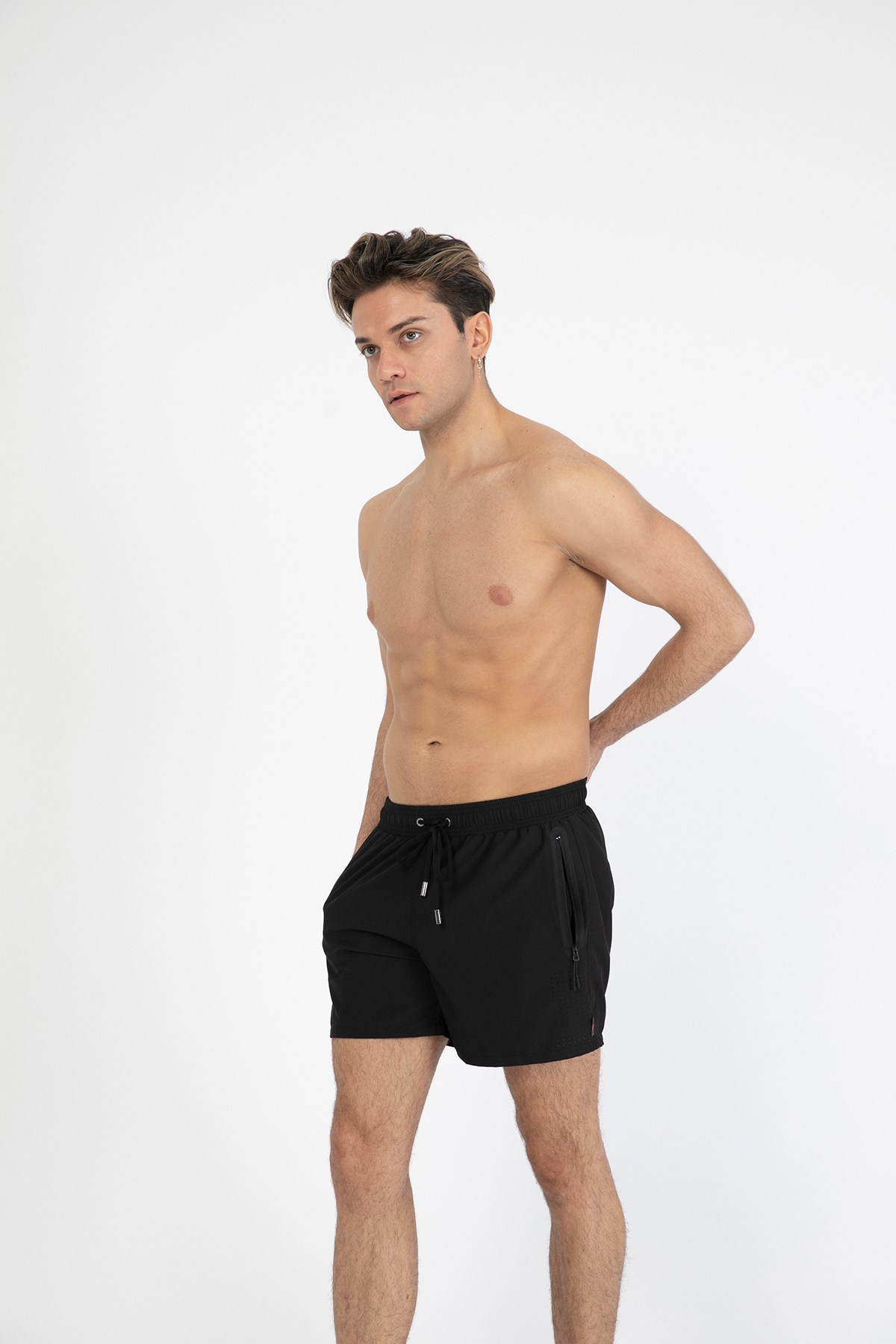 Miami Beach Erkek Deniz Şortu MB-2201 Siyah