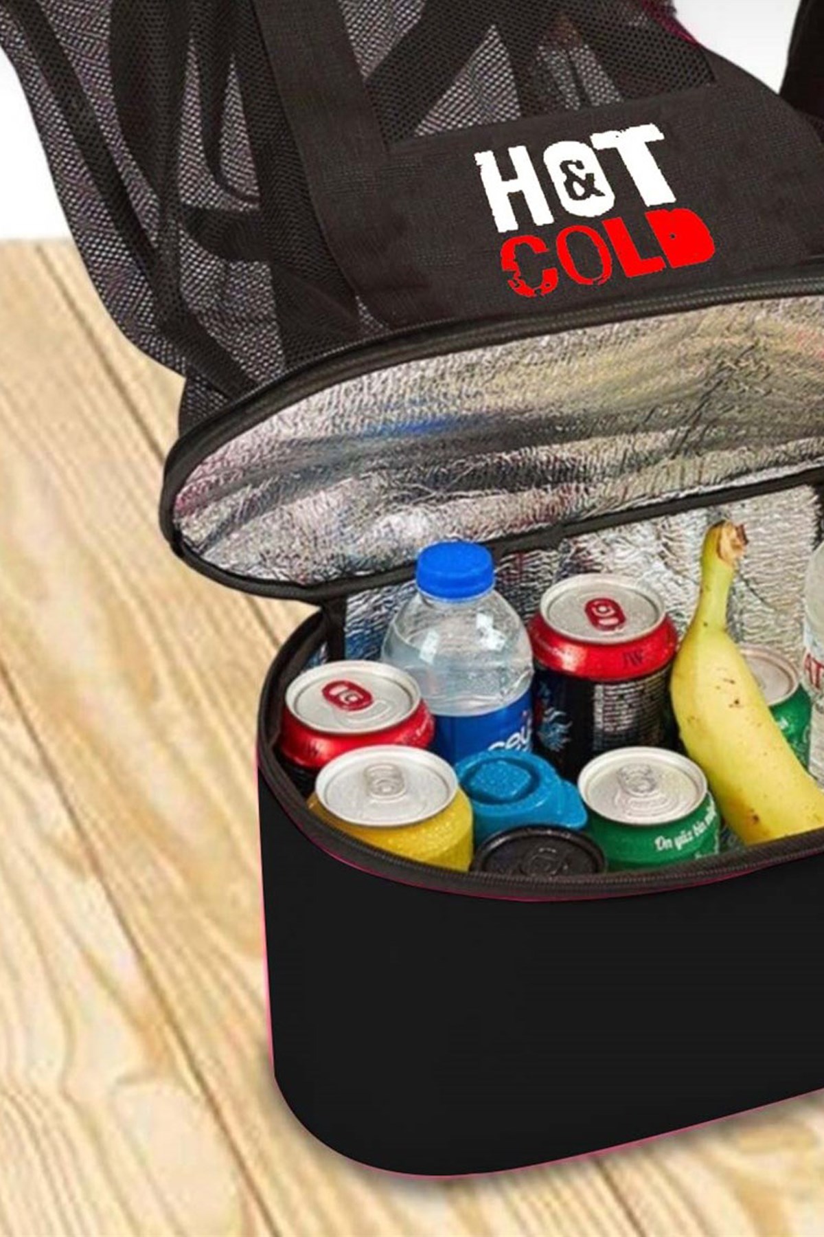 Miami Beach Soğutuculu Plaj Çantası MBSP-1683 Siyah