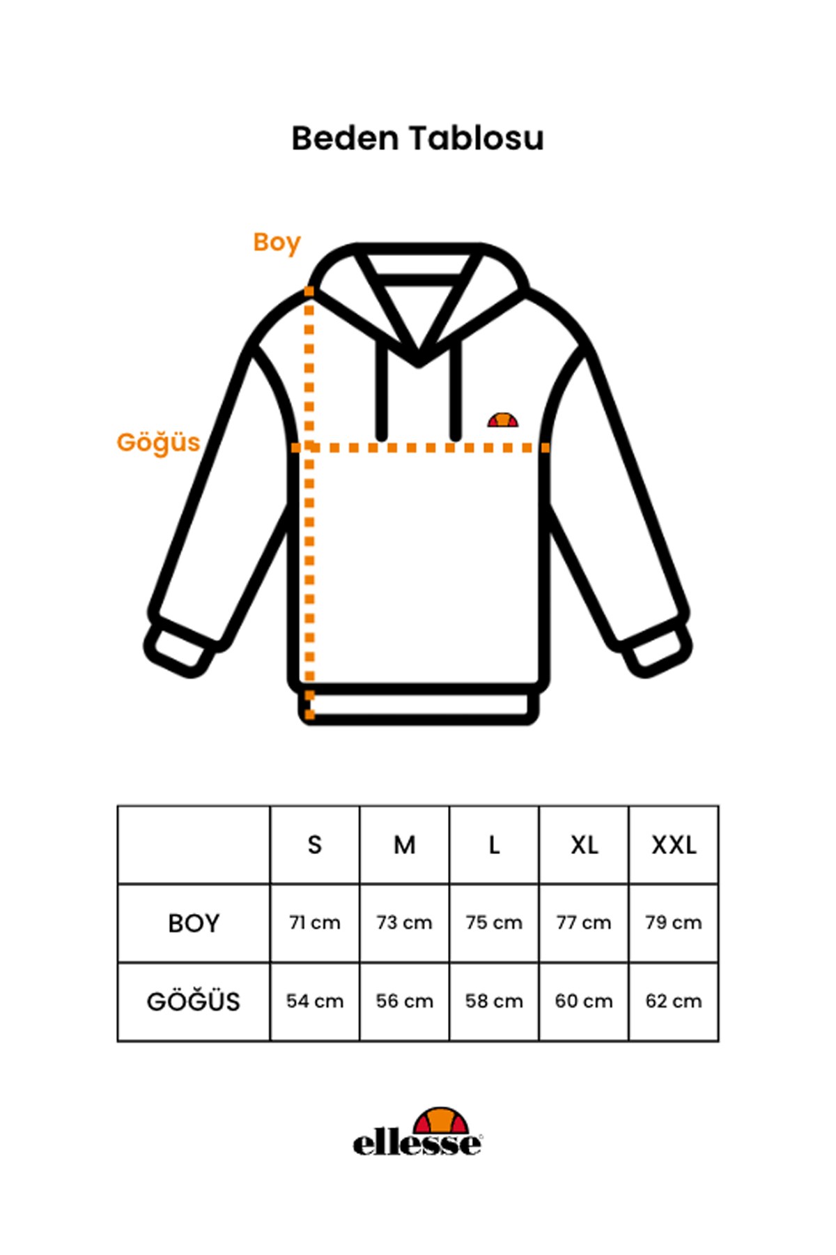 Ellesse Erkek Sweatshirt M-EM273-OF Beyaz