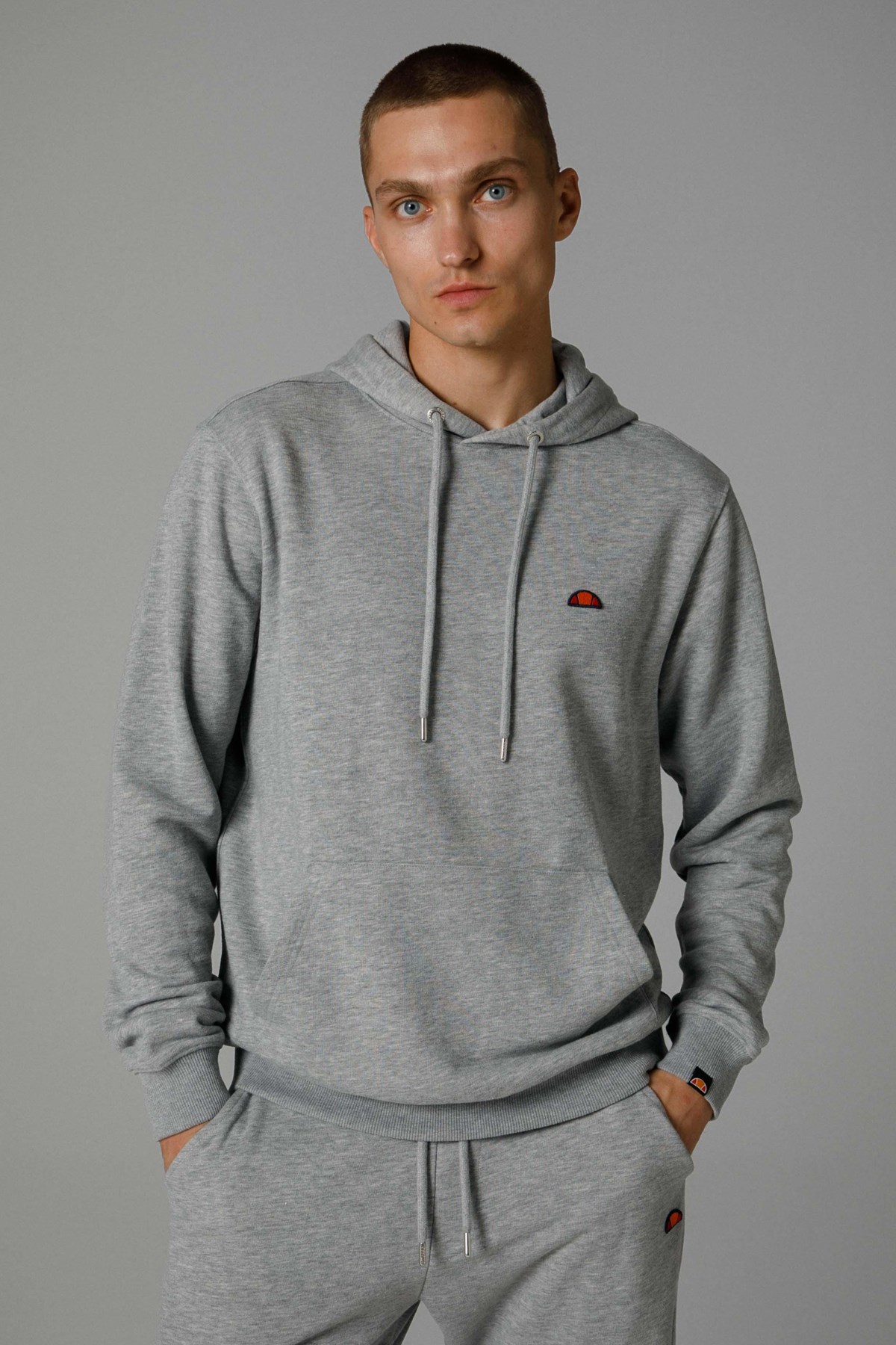 Ellesse Erkek Kapüşonlu Sweatshirt M-EM279-GR Gri