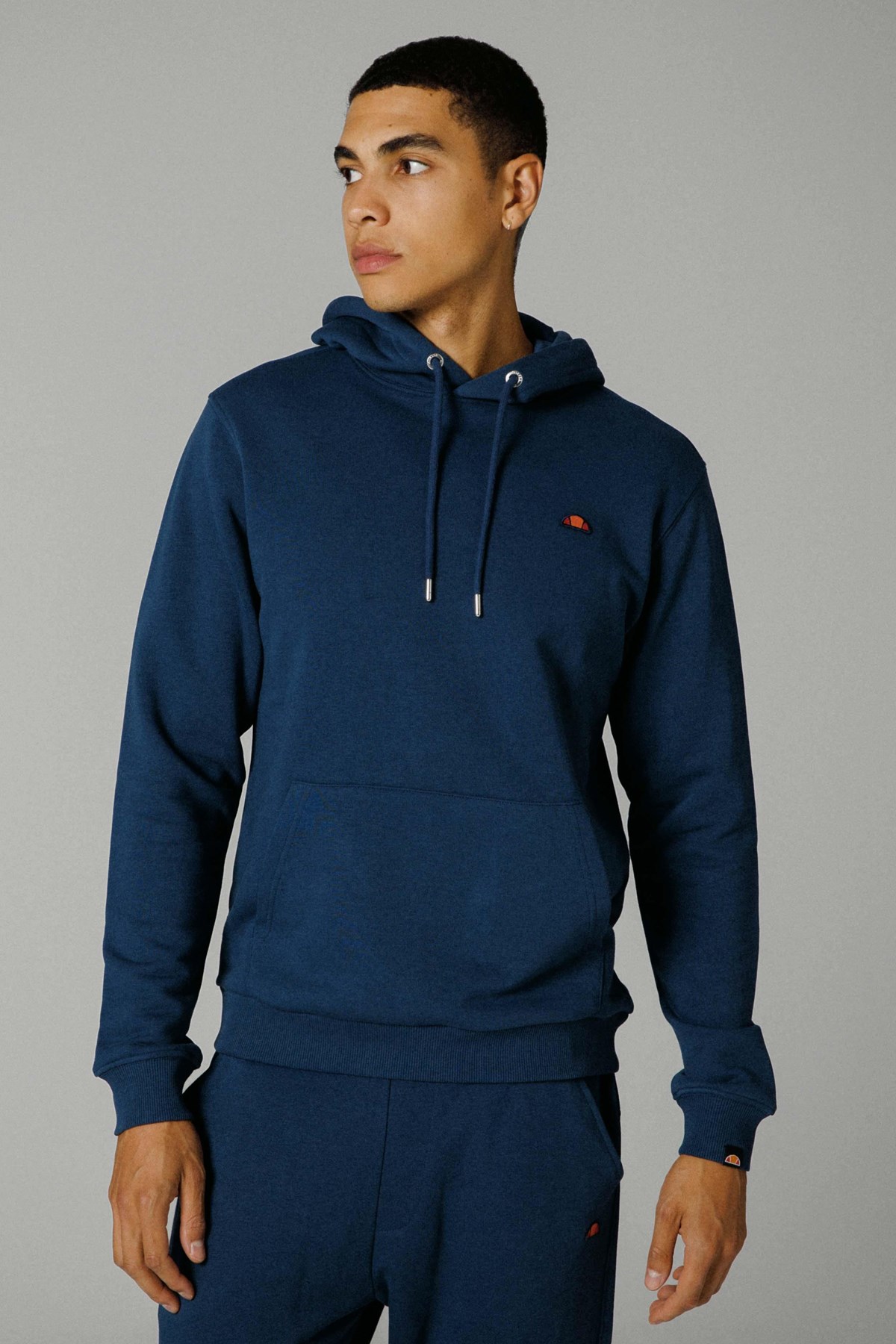 Ellesse Erkek Kapüşonlu Sweatshirt M-EM279-NV Lacivert