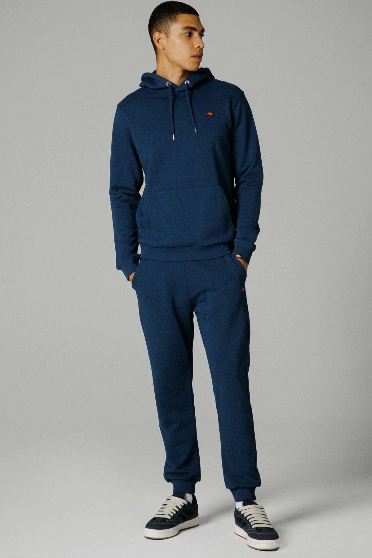 Ellesse Erkek Kapüşonlu Sweatshirt M-EM279-NV Lacivert