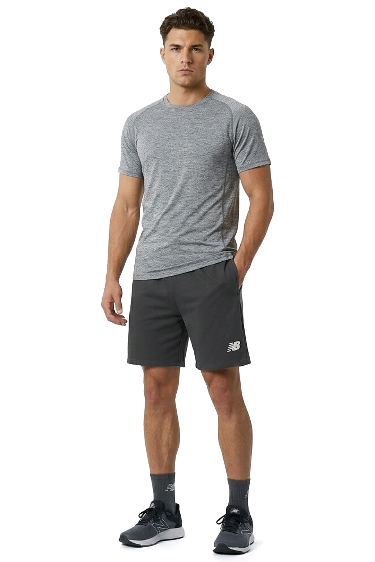 New Balance Lifestyle Erkek Şort MNS1642-ANT Antrasit