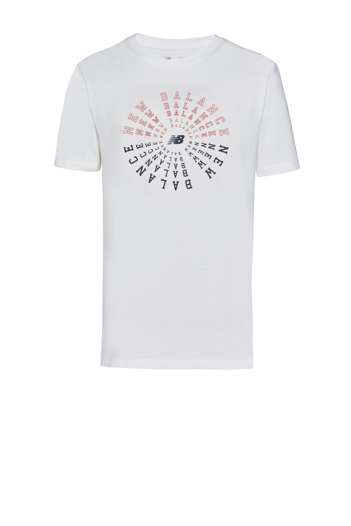 New Balance Lifestyle Erkek Tişört MNT1111-WT Beyaz