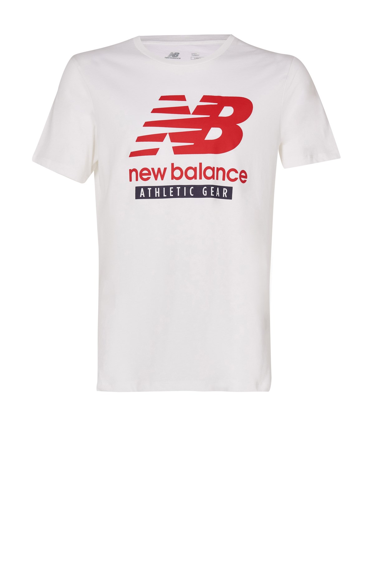 New Balance Lifestyle Erkek Tişört MNT1205-WT Beyaz