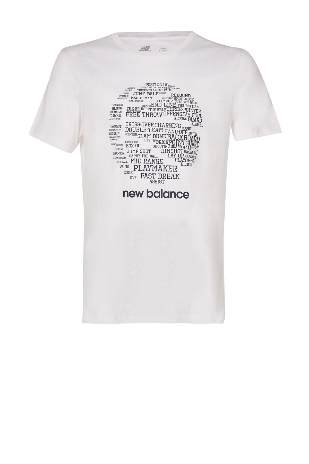 New Balance Lifestyle Erkek Tişört MNT1234-WT Beyaz