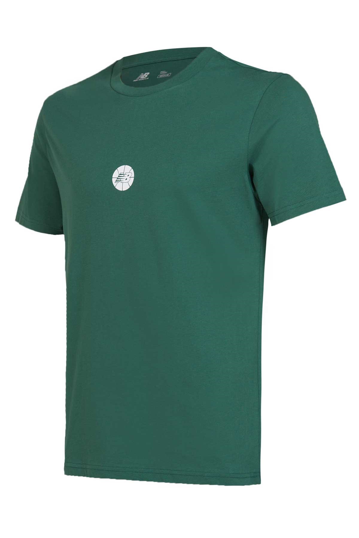 New Balance Lifestyle Erkek Tişört MNT1343-GRN Yeşil