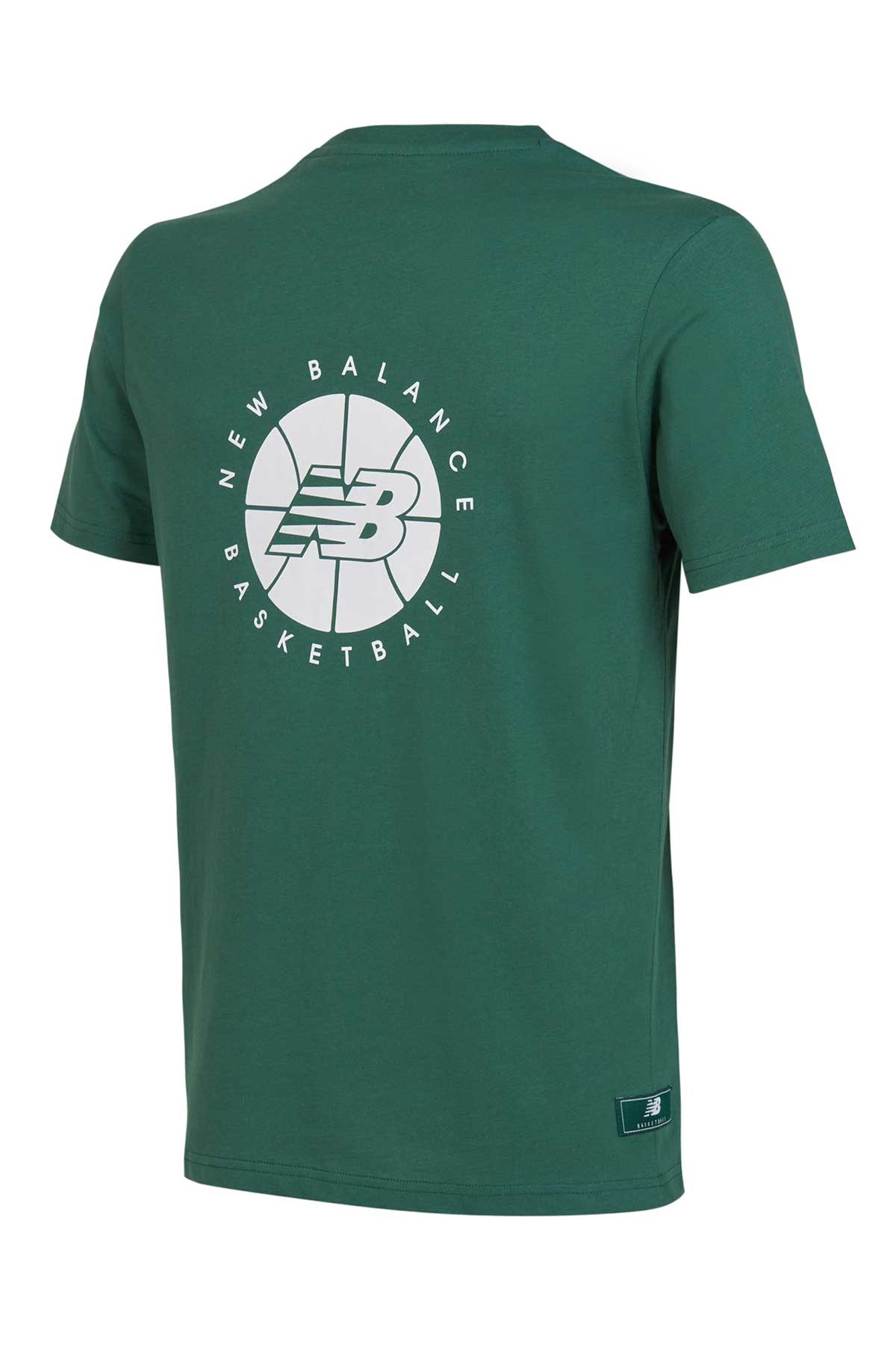 New Balance Lifestyle Erkek Tişört MNT1343-GRN Yeşil
